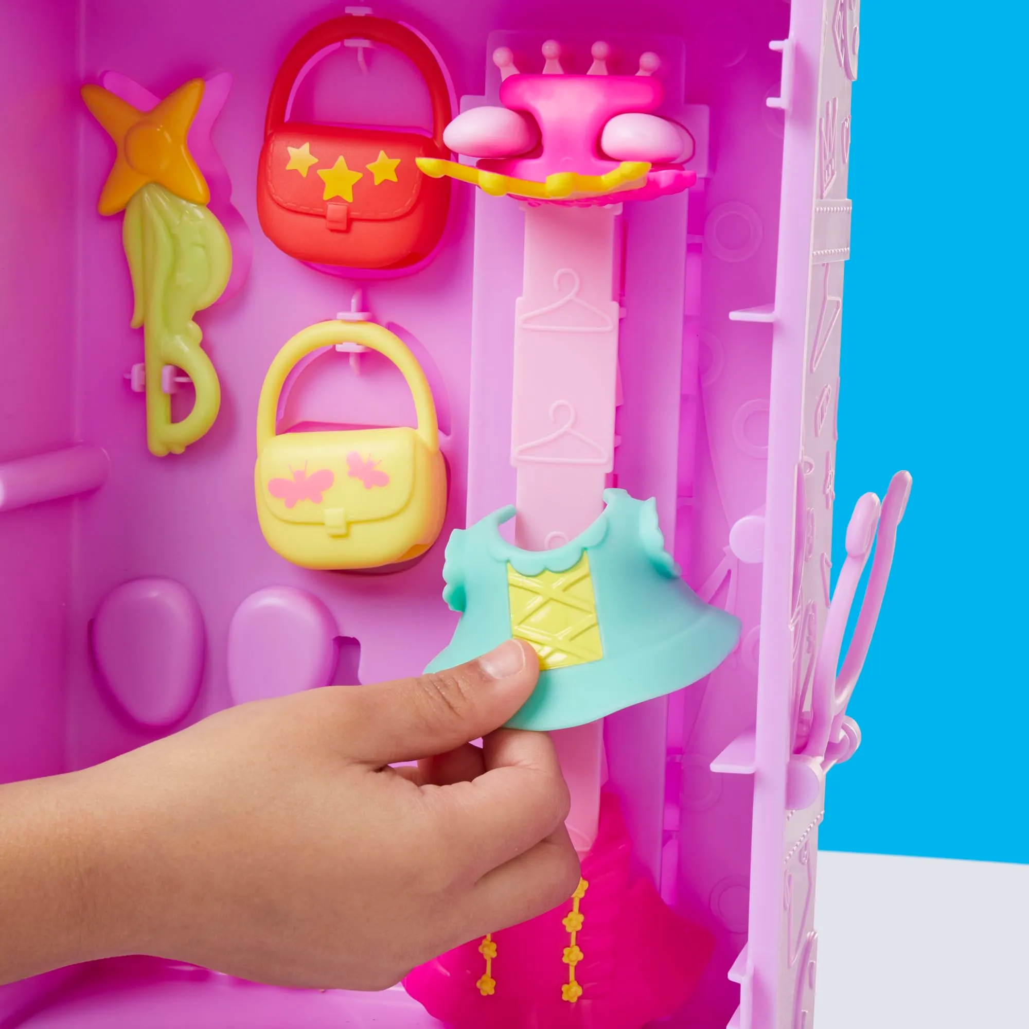 Peppa Pig L’Armoire de Peppa, Ensemble de Jouets avec Figurine de 15 cm et Accessoires - immagine 5