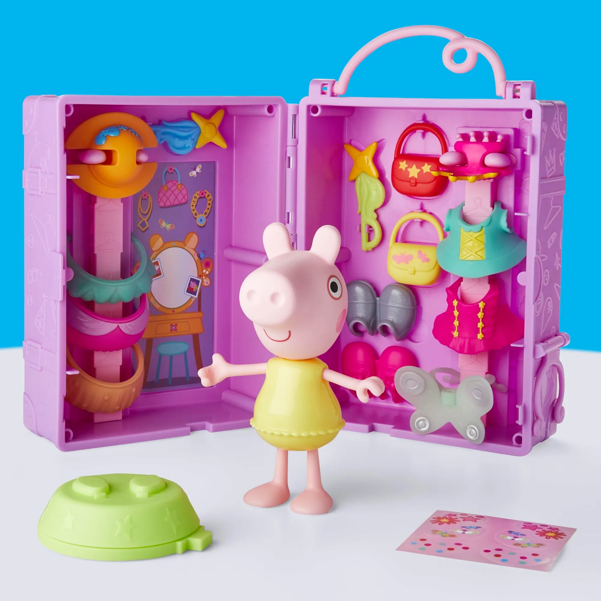 Peppa Pig L’Armoire de Peppa, Ensemble de Jouets avec Figurine de 15 cm et Accessoires - immagine 8