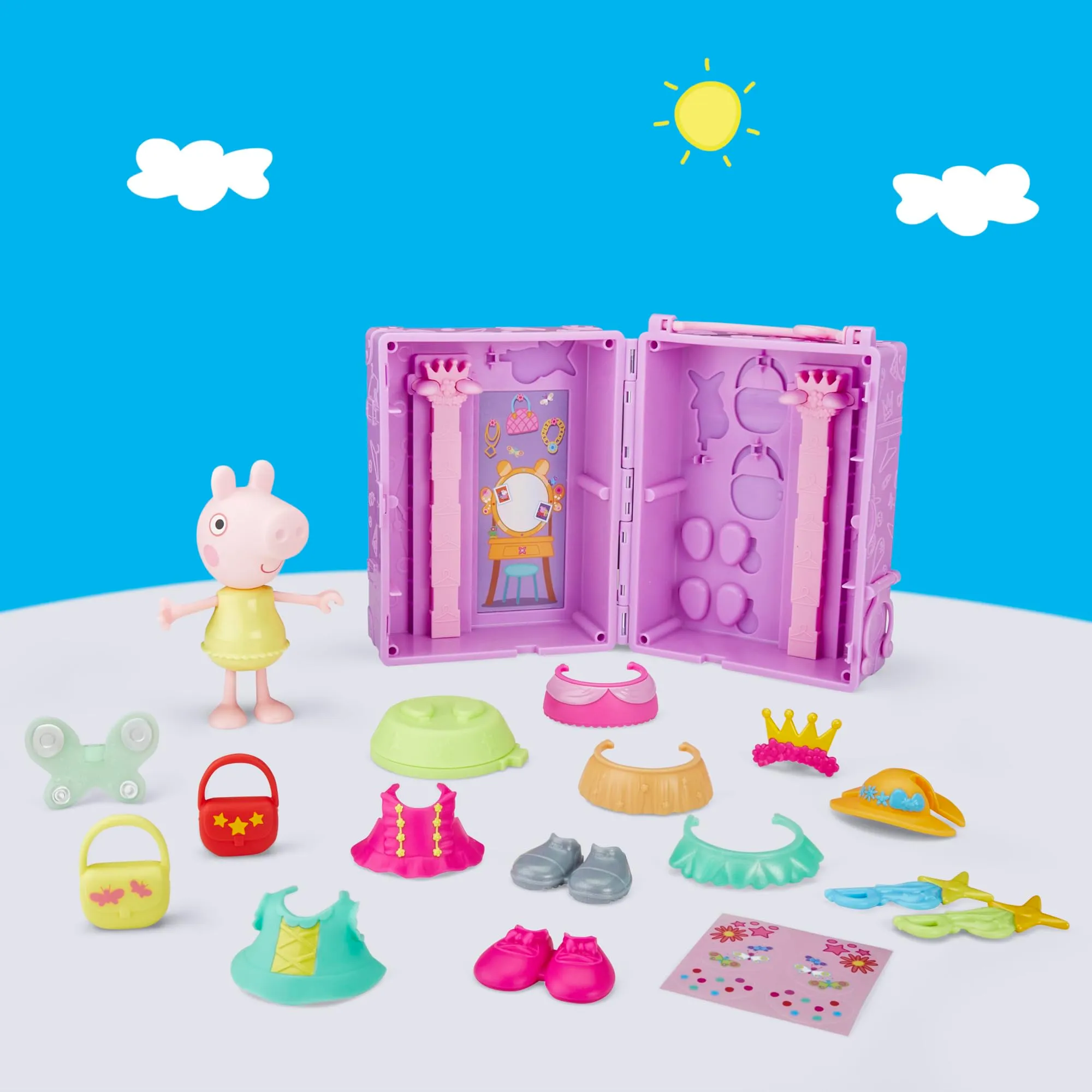 Peppa Pig L’Armoire de Peppa, Ensemble de Jouets avec Figurine de 15 cm et Accessoires - immagine 11