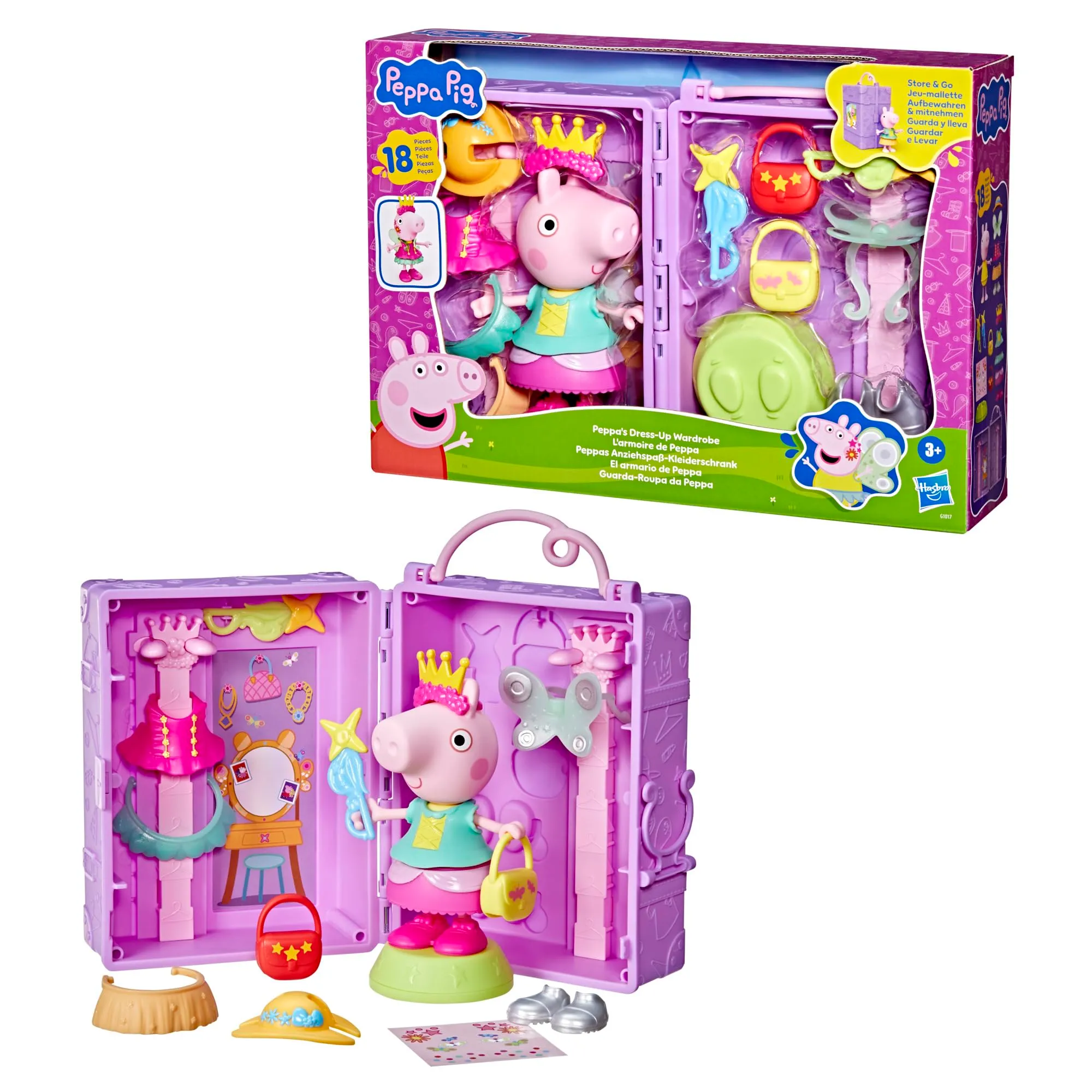 Peppa Pig L’Armoire de Peppa, Ensemble de Jouets avec Figurine de 15 cm et Accessoires - immagine 14
