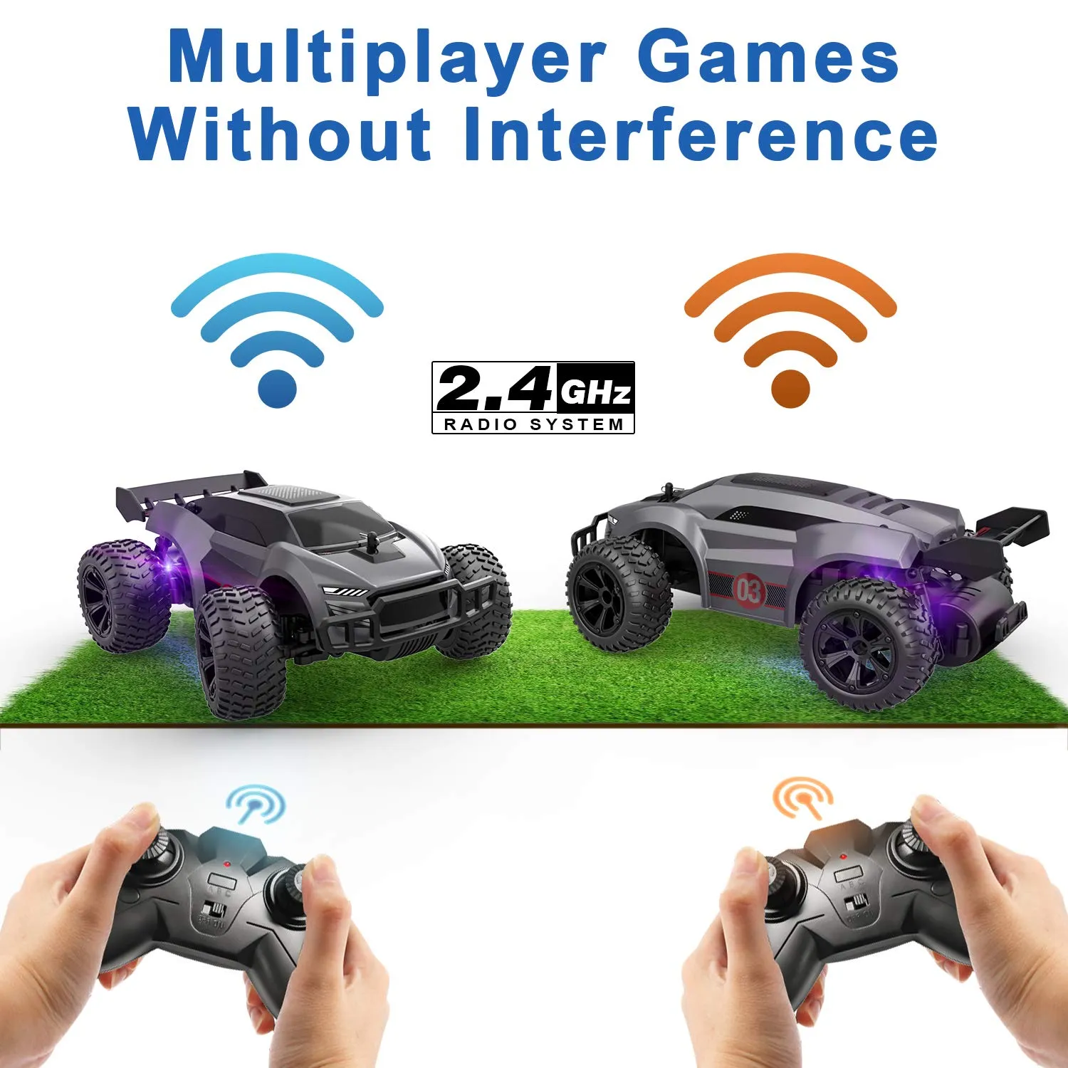 Mieryd Macchina Telecomandata RC Fuoristrada 1:22 Grigio - 9961 - immagine 3