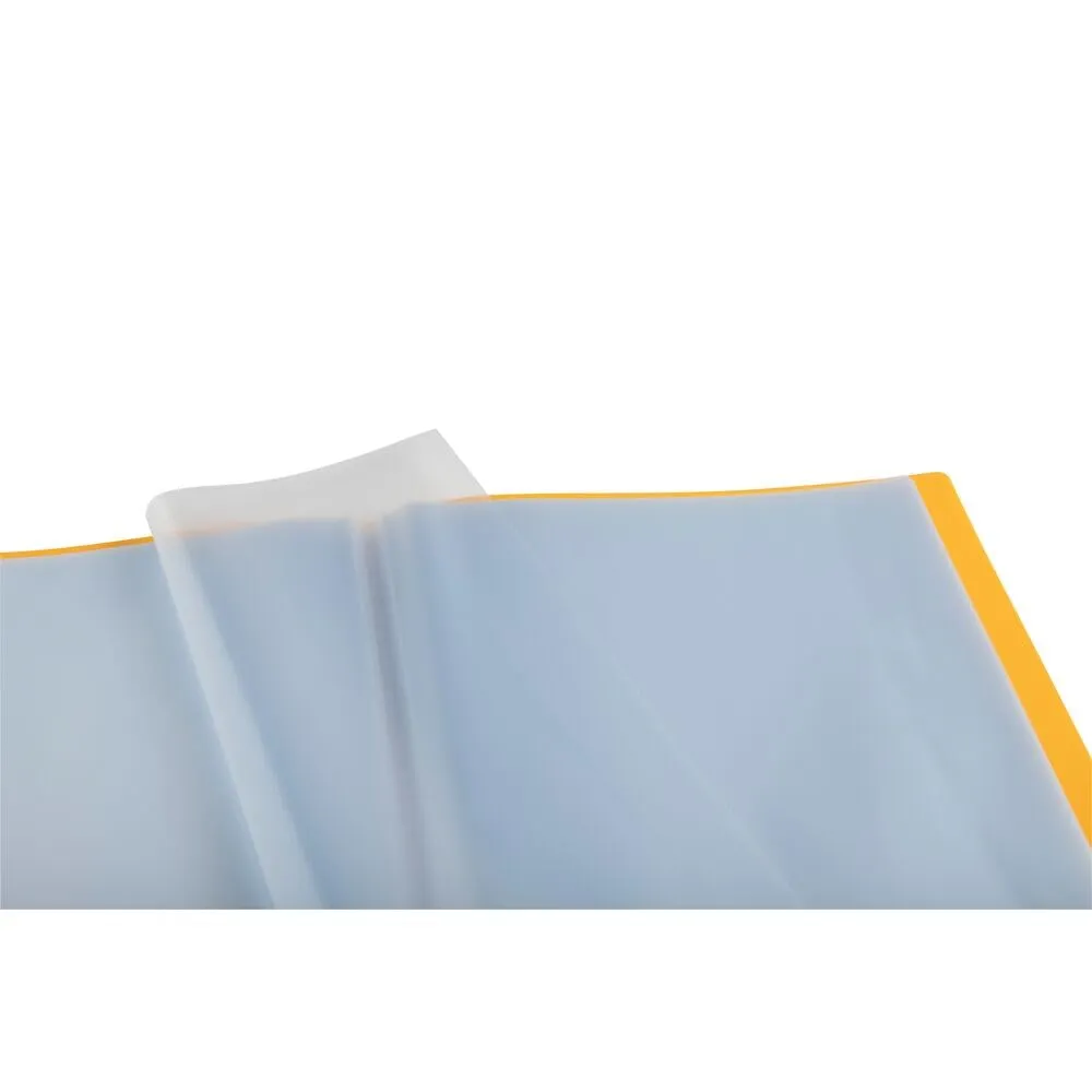 Exacompta Opak A4 Display Book, 100 Pockets, Anti-glare, Yellow - immagine 3