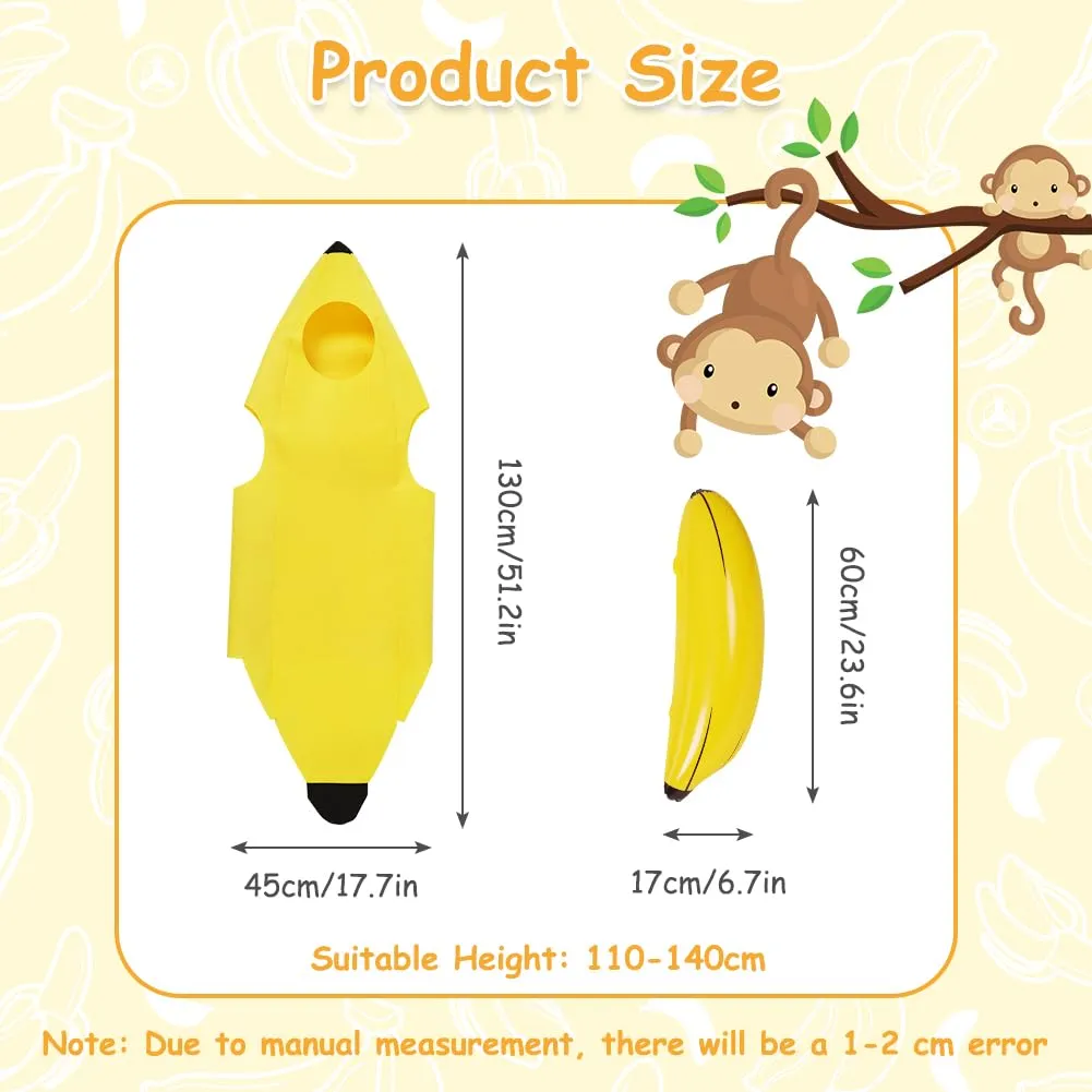 AYBUY Costume Banana per Bambini con Banana Gonfiabile - immagine 2