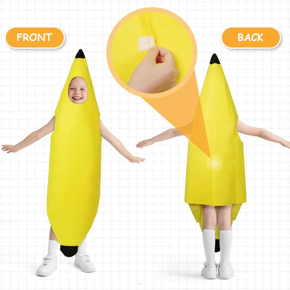 AYBUY Costume Banana per Bambini con Banana Gonfiabile - immagine 3