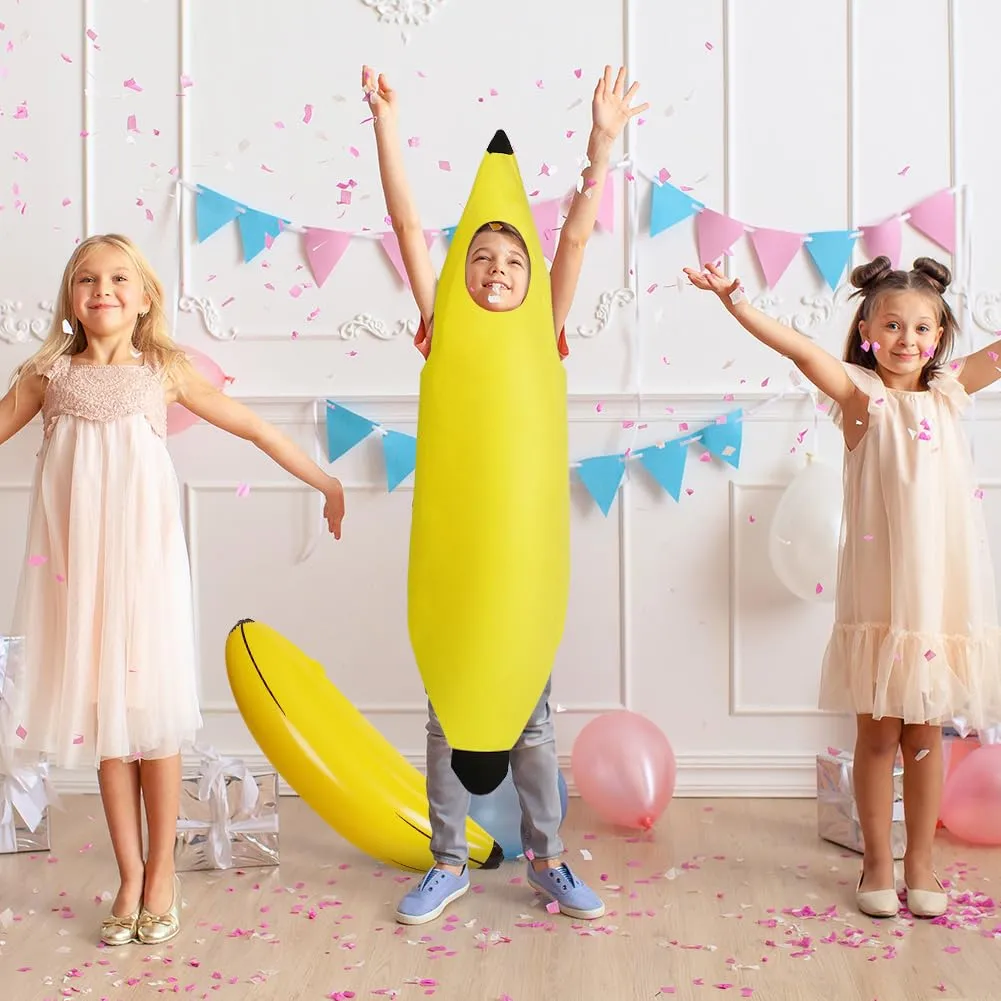 AYBUY Costume Banana per Bambini con Banana Gonfiabile - immagine 7