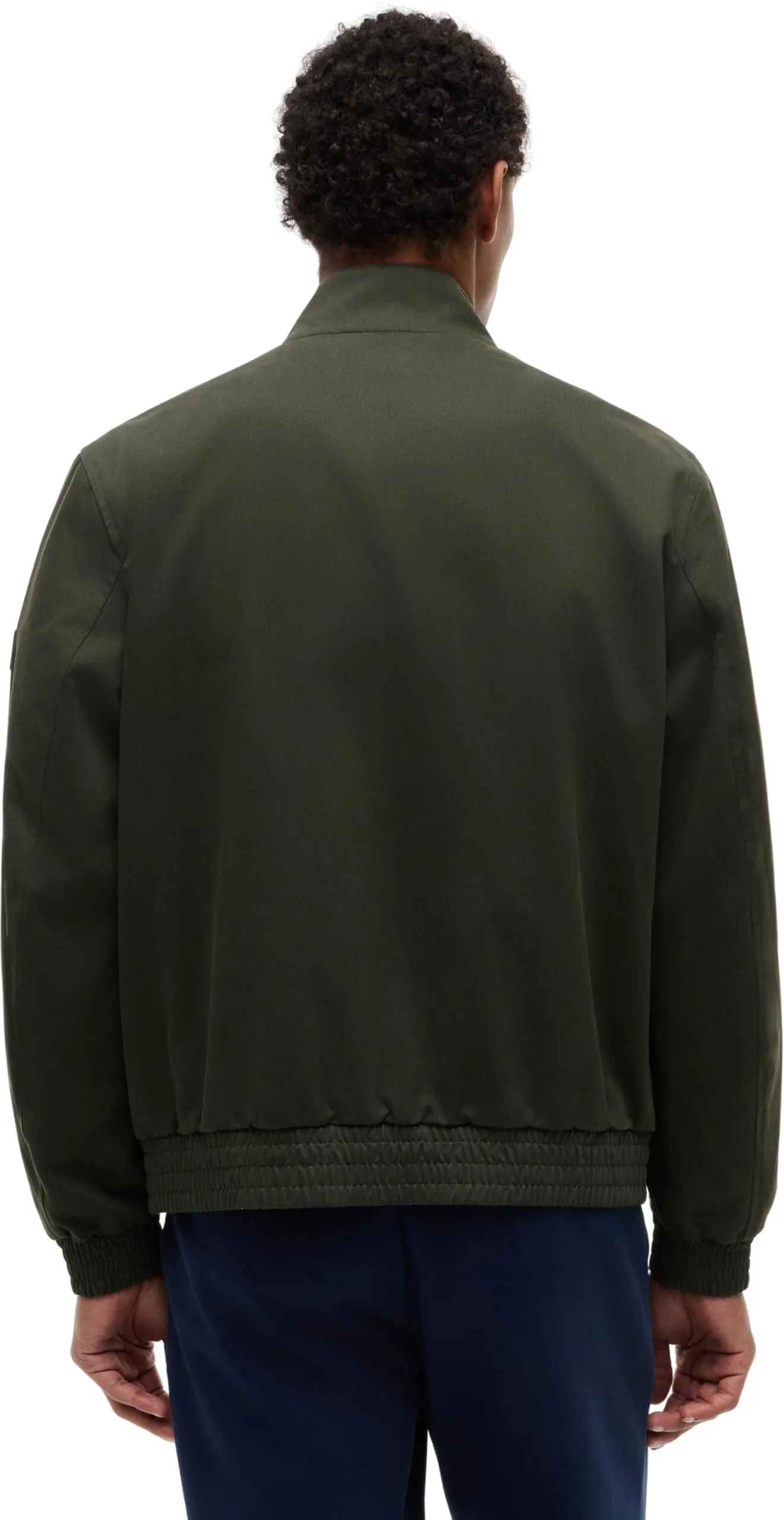 Tommy Hilfiger Uomo Giacca Cotton Harrington Verde Eclipse Green, M - immagine 2