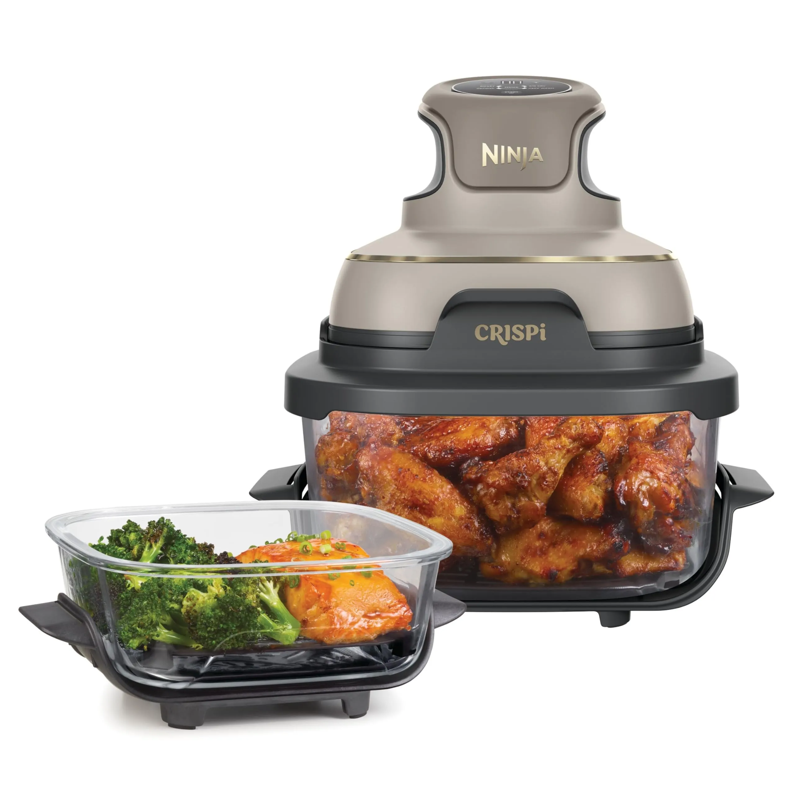 Ninja CRISPi Friggitrice ad Aria Portatile 3,8L Pietra Oro - immagine 1