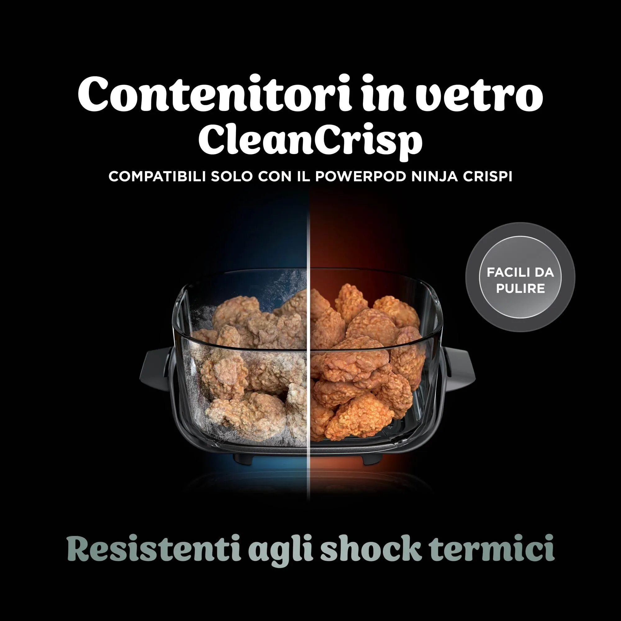 Ninja CRISPi Friggitrice ad Aria Portatile 3,8L Pietra Oro - immagine 6
