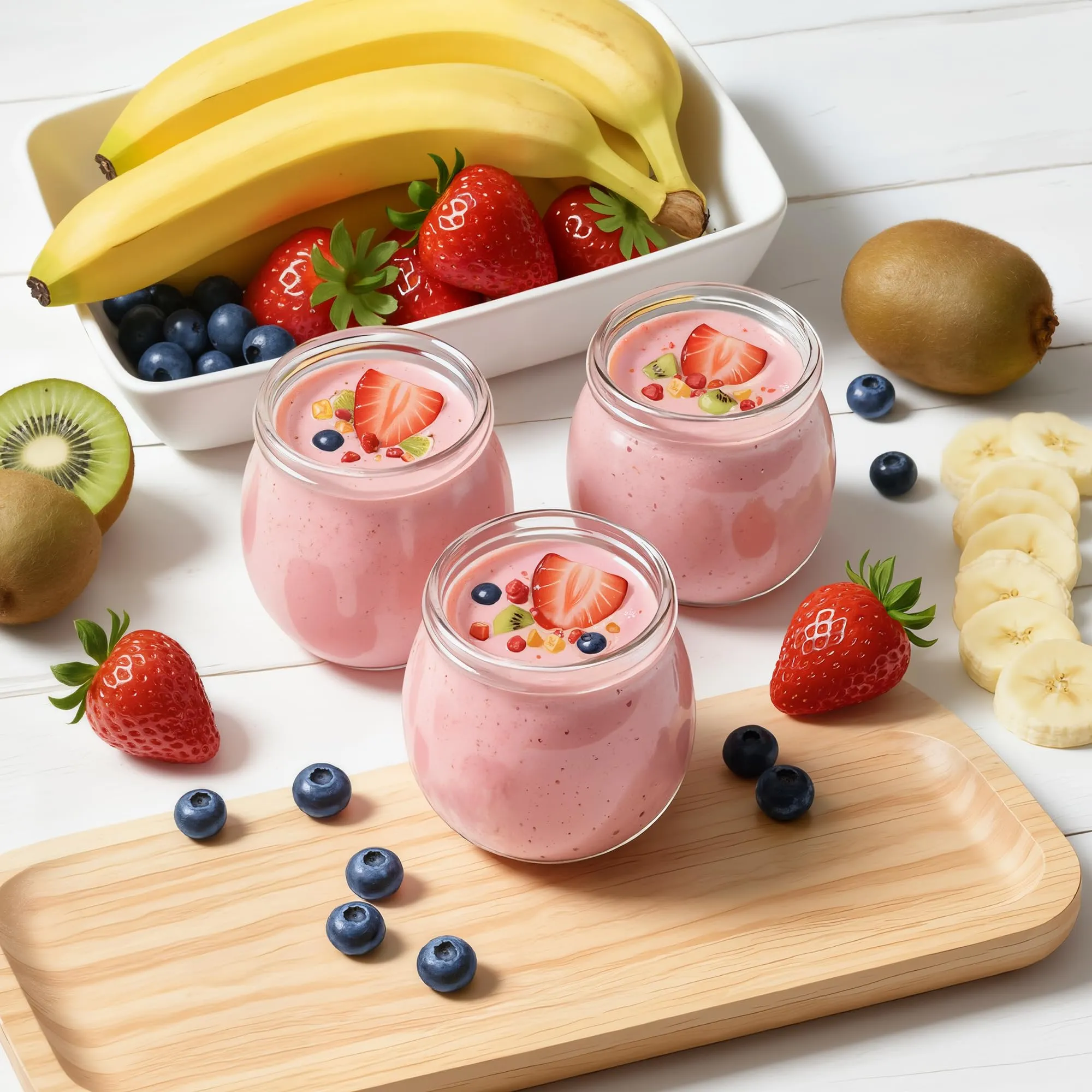 Hbazzor Vasetti per Yogurt in Vetro con Coperchio, 200ml, 12 Pezzi, Trasparente - immagine 4