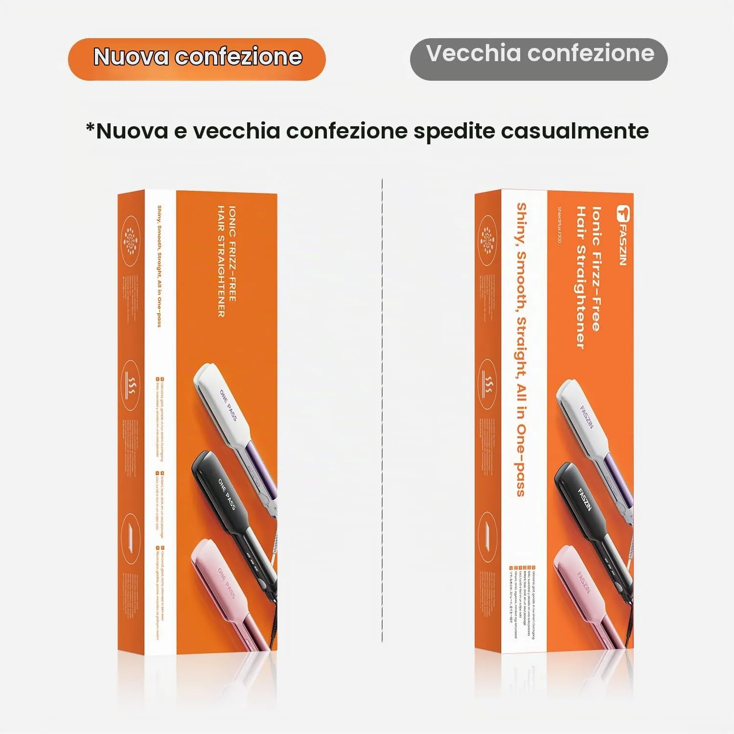 Faszin Piastra per Capelli Professionale in Titanio 42mm, Magenta - immagine 10