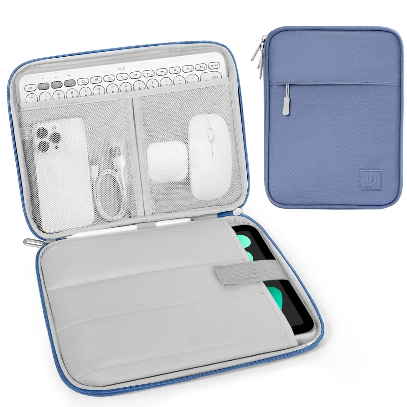 Dadanism Custodia Borsa Portatile per Tablet 8-9 Pollici, Blu - immagine 1