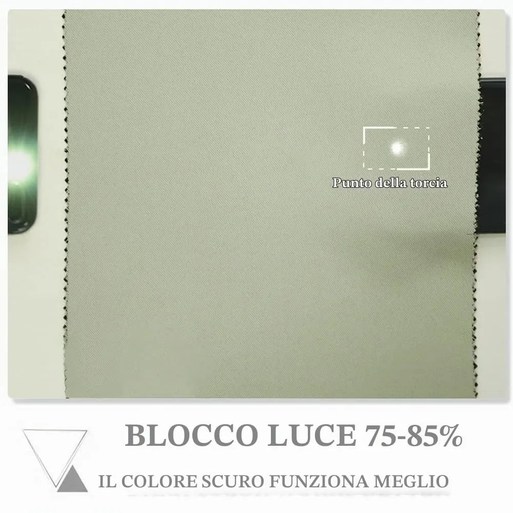 PONY DANCE Tenda Oscurante Termica Isolante da Interno, 140 x 240 cm, 1 Pannello - immagine 5