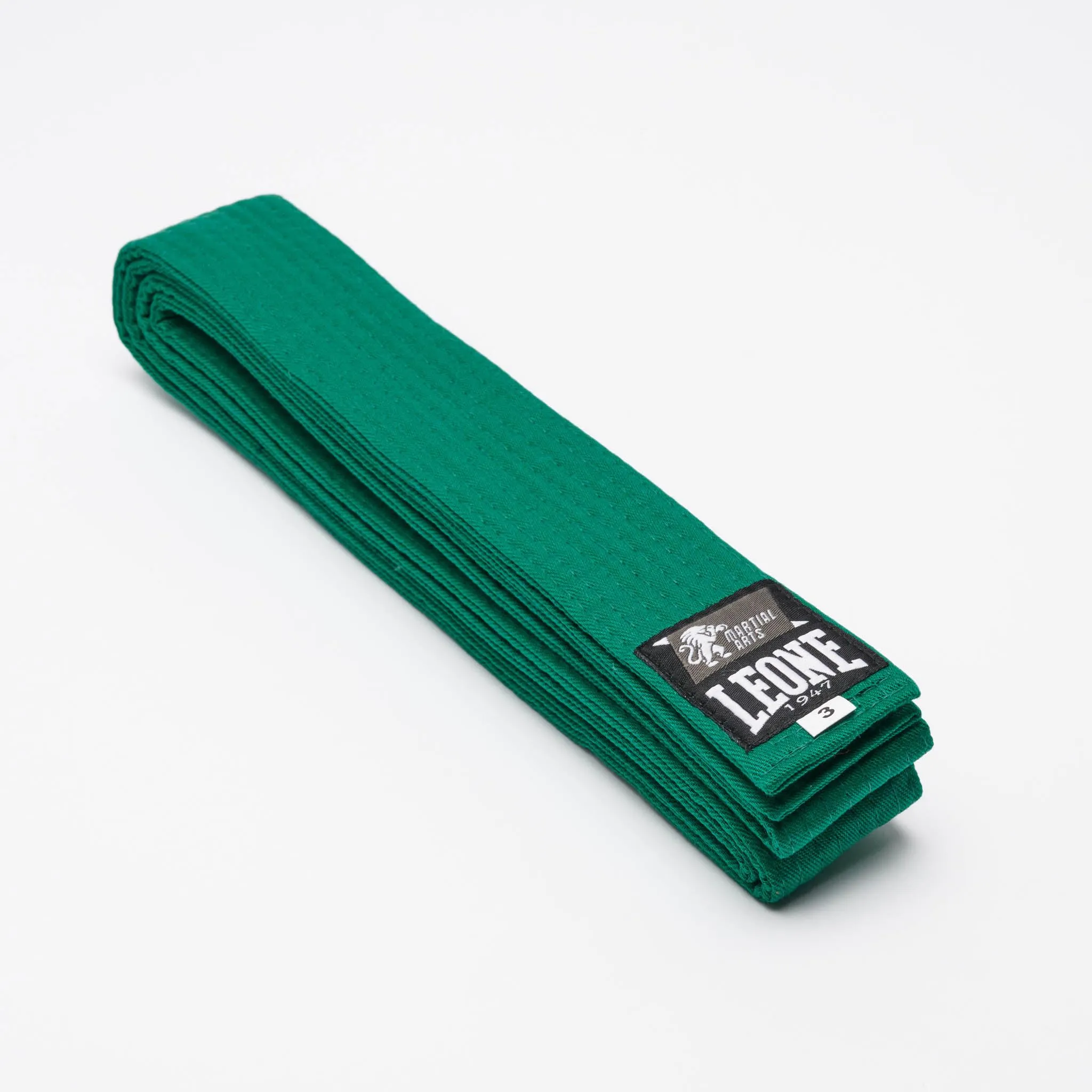 LEONE 1947 Cintura Karate & Judo Verde, Unisex - AB402 - immagine 1