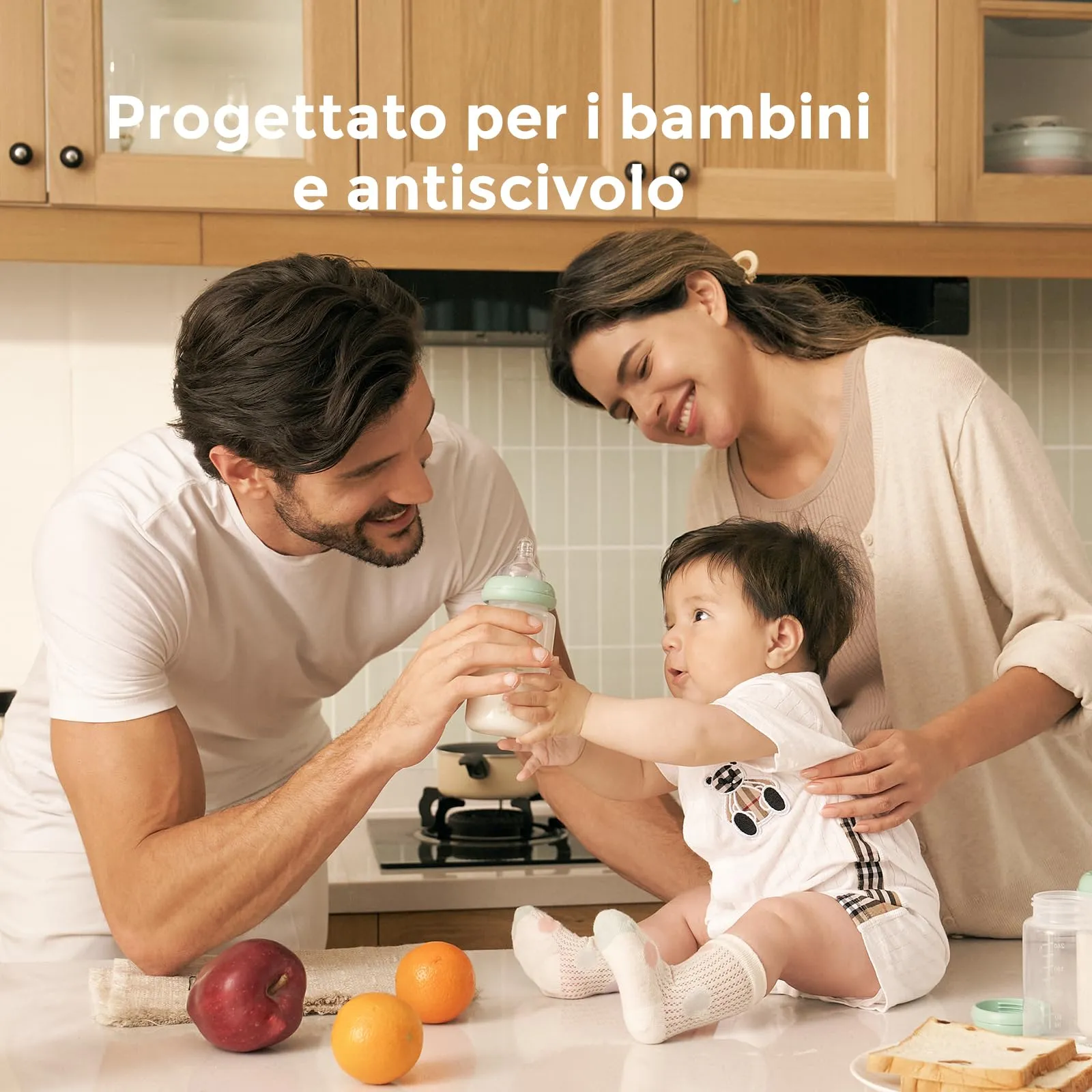 Momcozy Bottiglie Conservazione Latte Materno 300 ml Collo Largo, 4 Pezzi - immagine 7