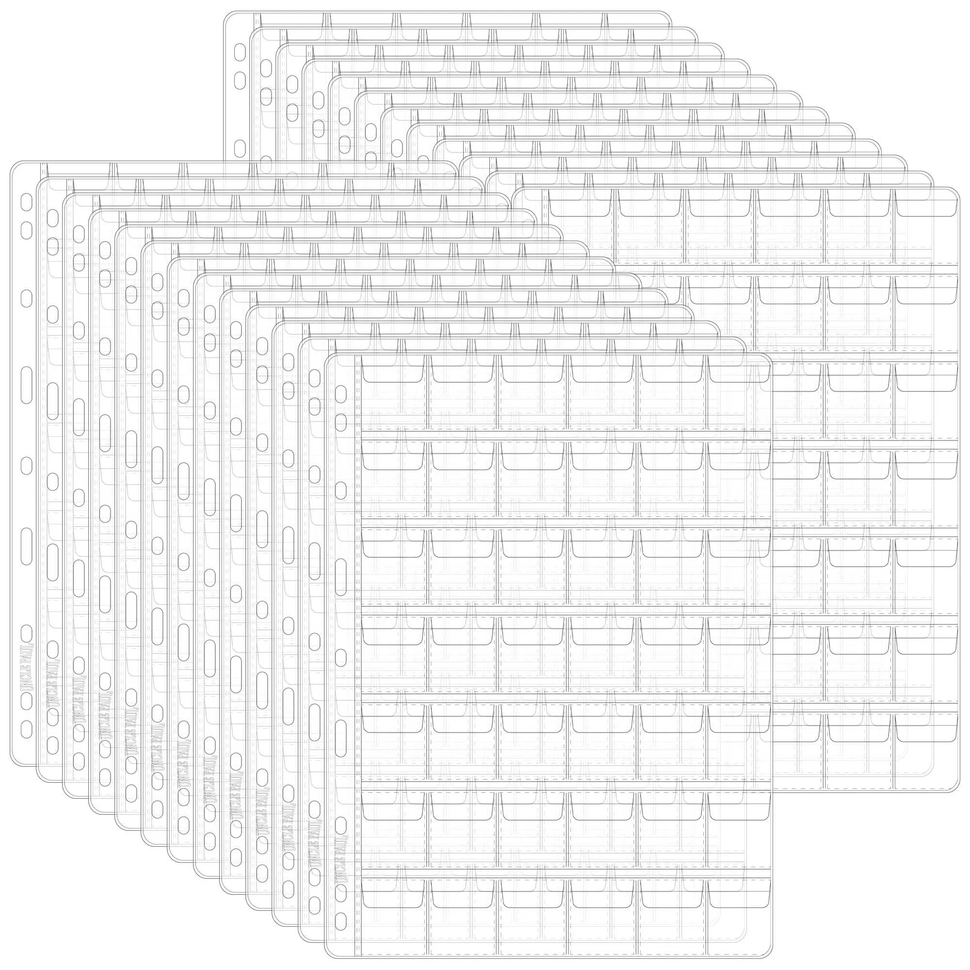 Uncle Paul 25 Fogli con Tasche per Monete, 42 Tasche a 9 Fori (33mm x 28mm), 1050 Taschette, CS0312540 - immagine 1