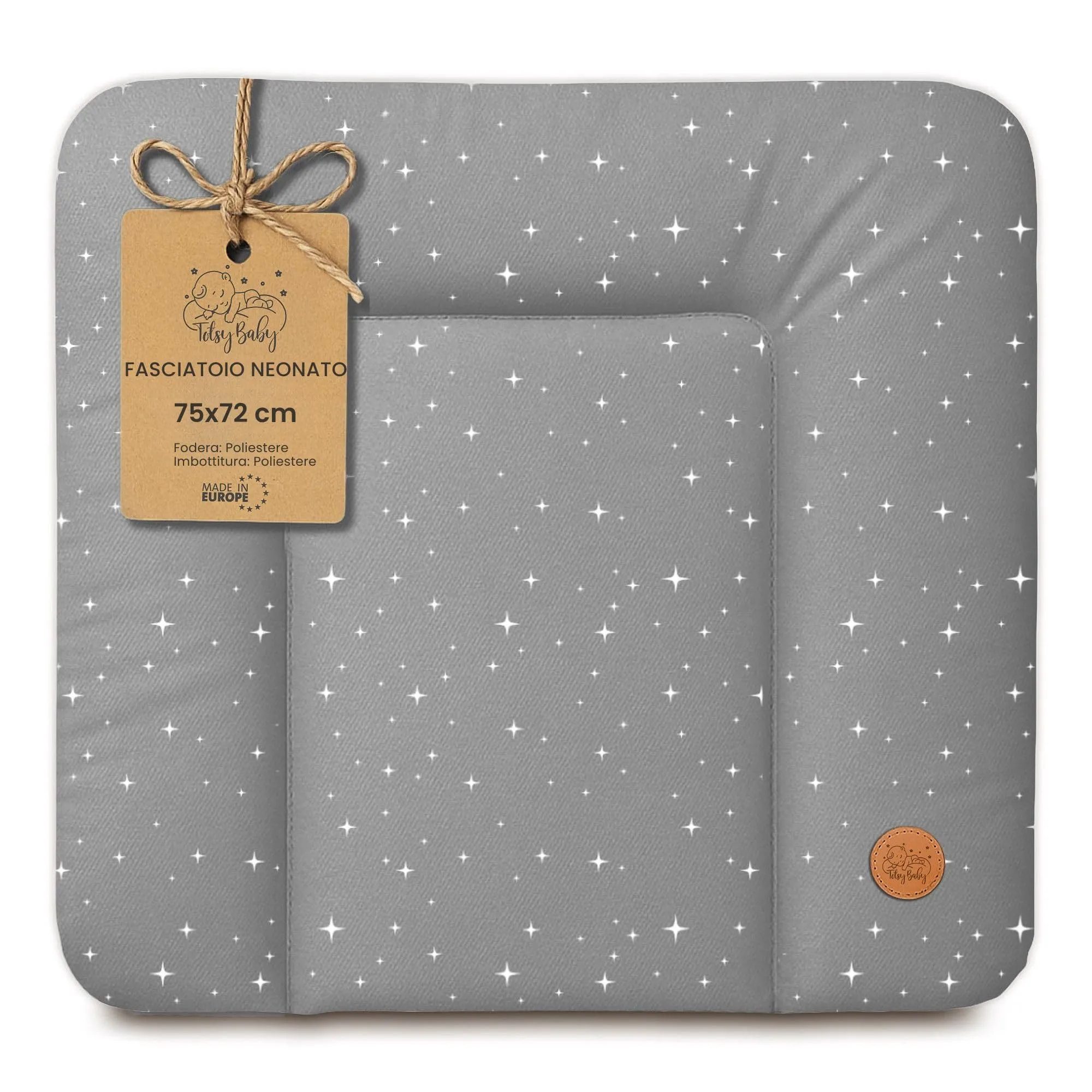 Totsy Baby Tappetino da fasciatoio impermeabile, Galassia B, 75 x 72 cm - immagine 1