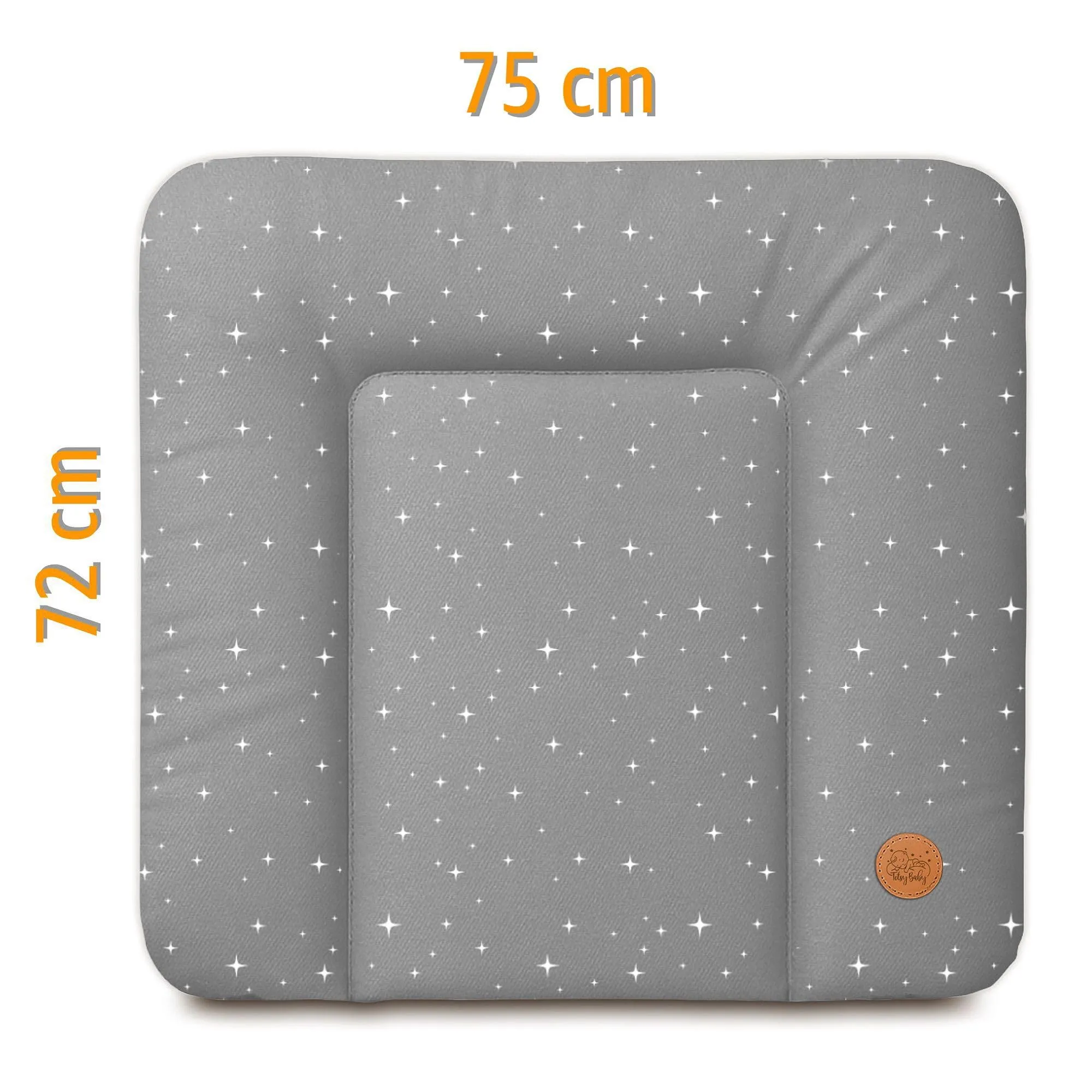 Totsy Baby Tappetino da fasciatoio impermeabile, Galassia B, 75 x 72 cm - immagine 2