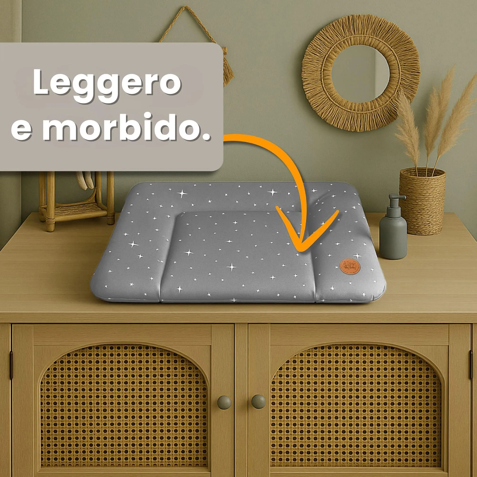 Totsy Baby Tappetino da fasciatoio impermeabile, Galassia B, 75 x 72 cm - immagine 3