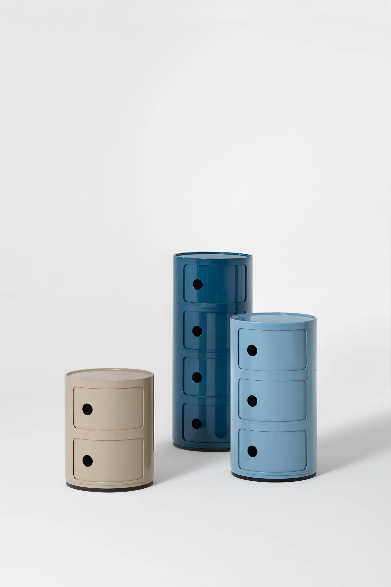 Kartell Componibili Mobile Contenitore 3 Elementi - Azzurro - immagine 8