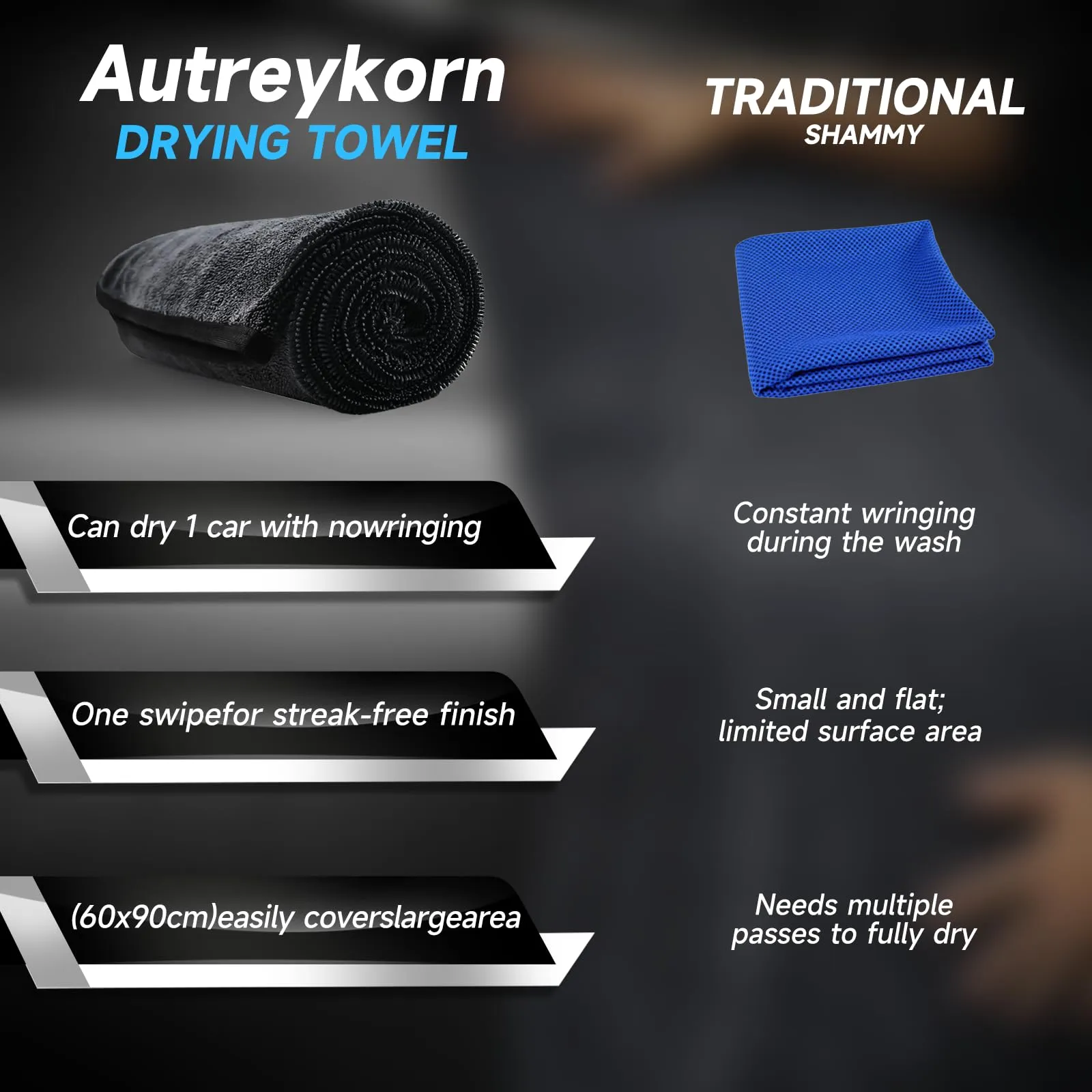 Autreykorn Panno Microfibra Auto XXL 90x60 cm 700GSM - immagine 9