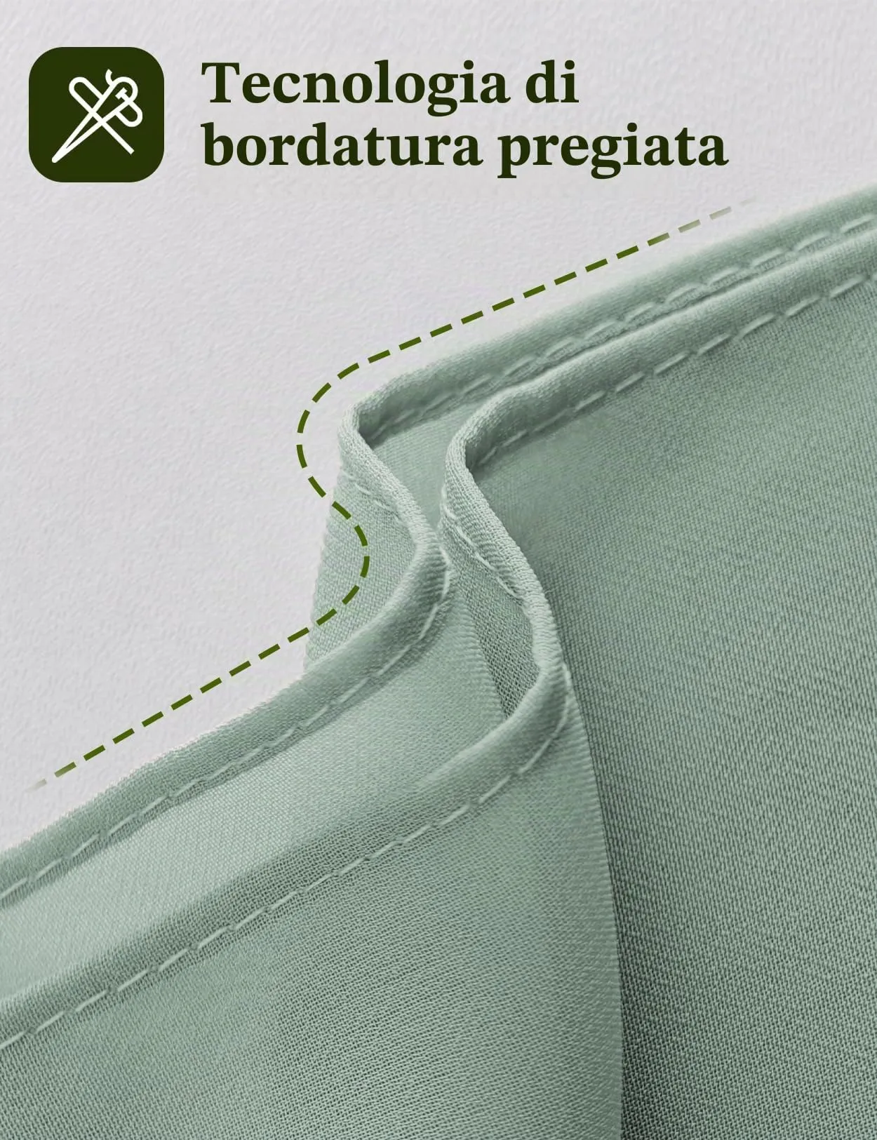 BEAUTELICATE Scialle Elegante Donna Poncho Coprispalle in Chiffon, Grigioverde Salvia - immagine 6