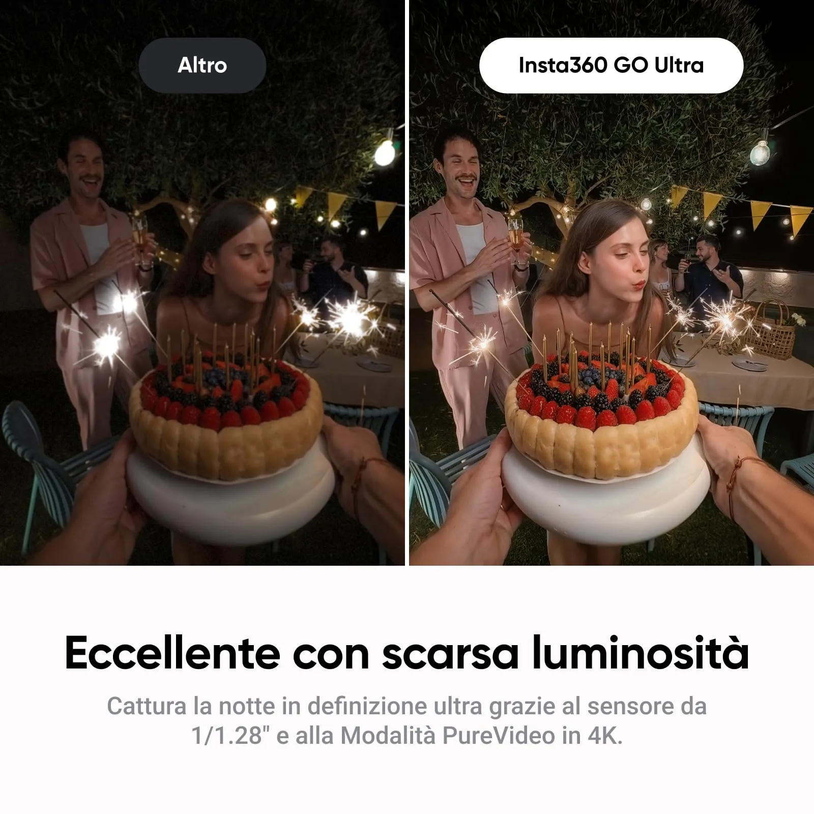 Insta360 GO Ultra Bianco - Mini action cam 4K - immagine 5