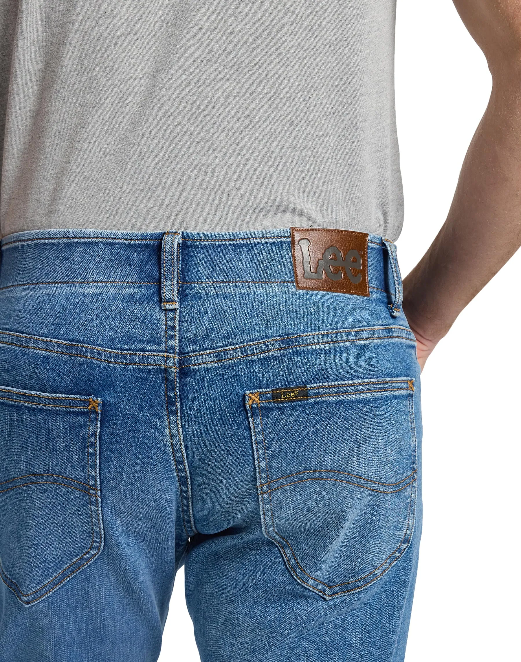 Lee Extreme Motion Men's Regular Straight Fit Jeans - Blue Haven - immagine 3