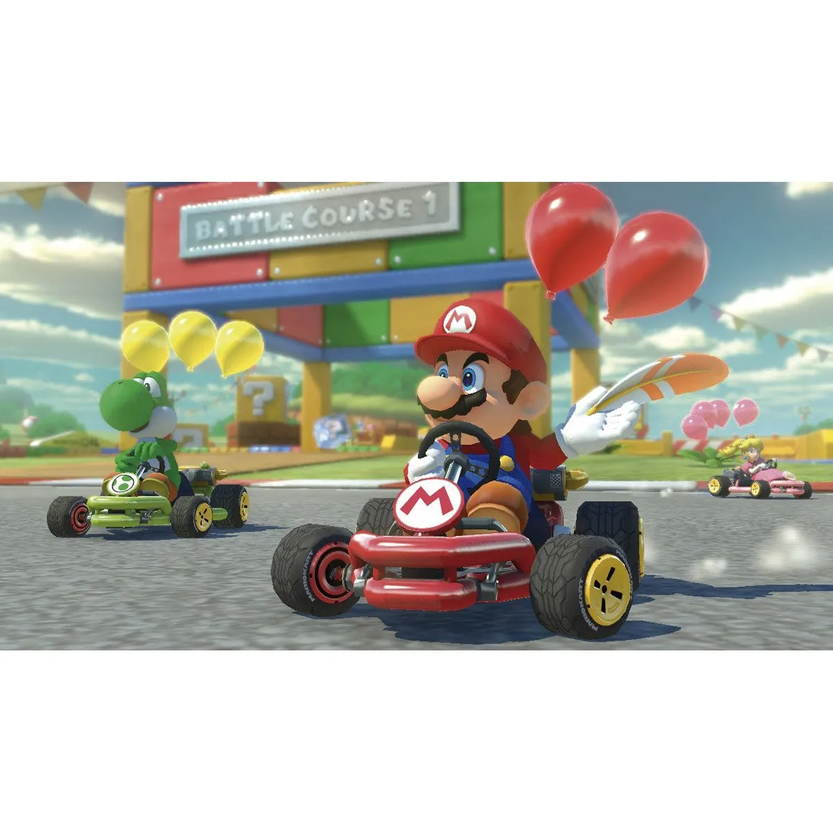 Nintendo Switch Console Neon Red/Neon Blue 32 GB + Mario Kart 8 Deluxe - immagine 4