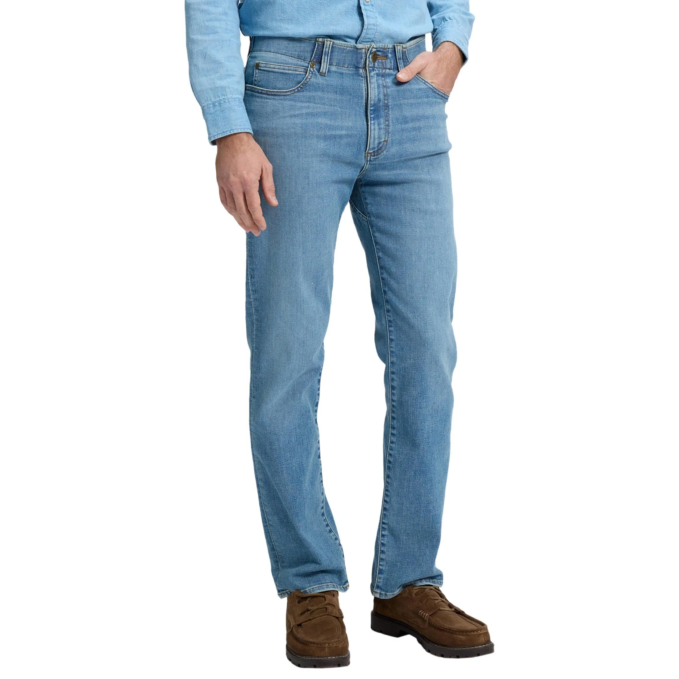Lee Extreme Motion Regular Fit Straight Leg Jeans - August - immagine 1