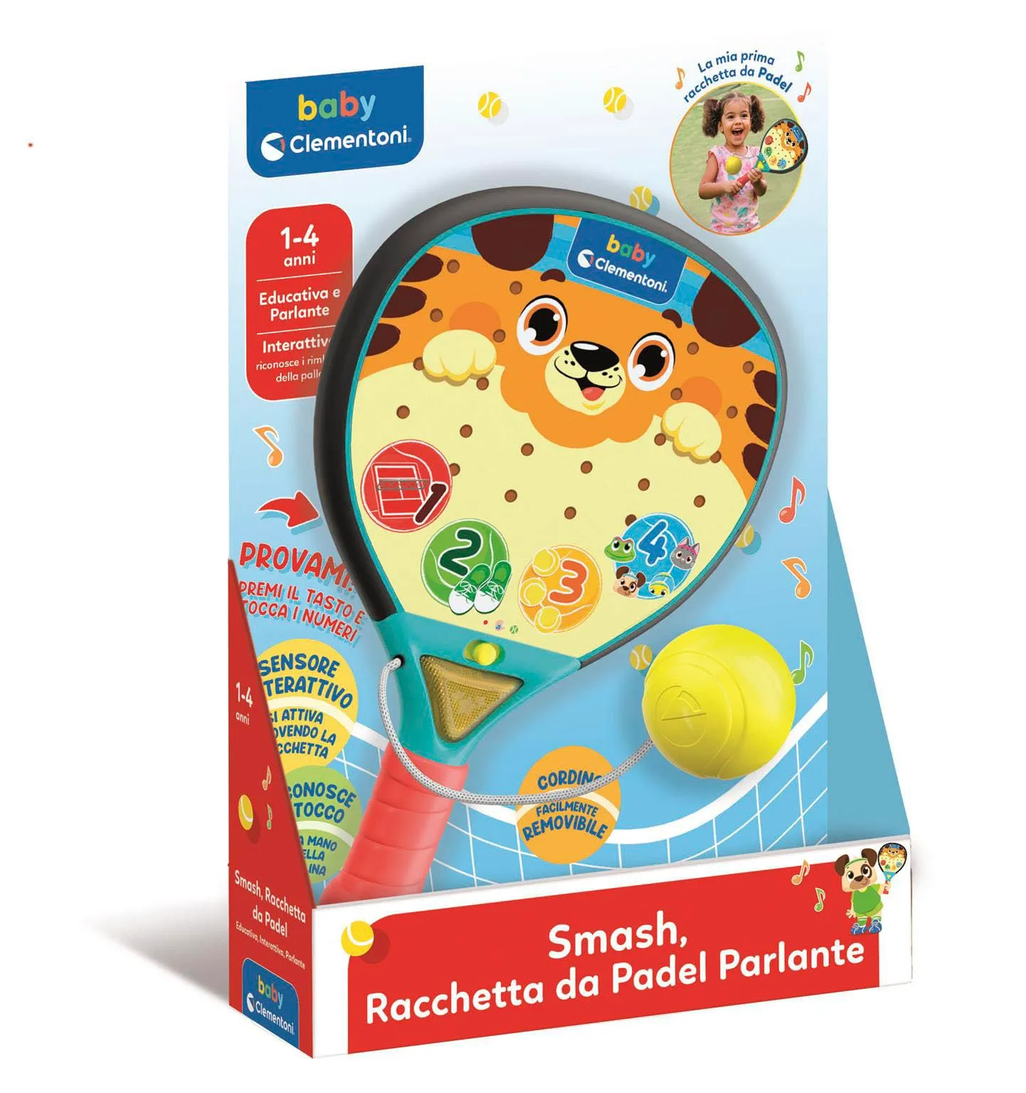 Clementoni Baby Smash Racchetta da Padel Interattiva 17548 - immagine 3