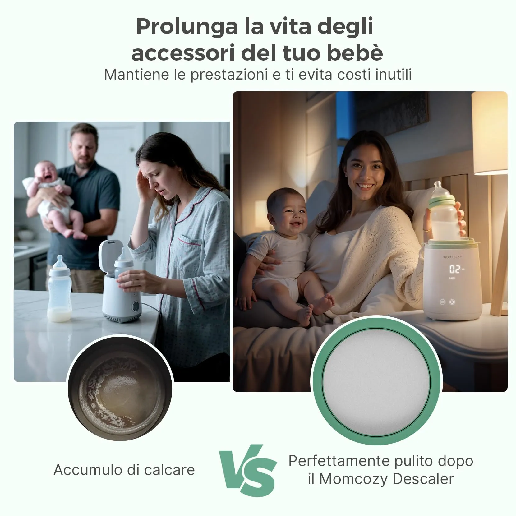 Momcozy KleanPal Pro Pastiglie Disincrostanti per Sterilizzatori, 30 Compresse - immagine 4