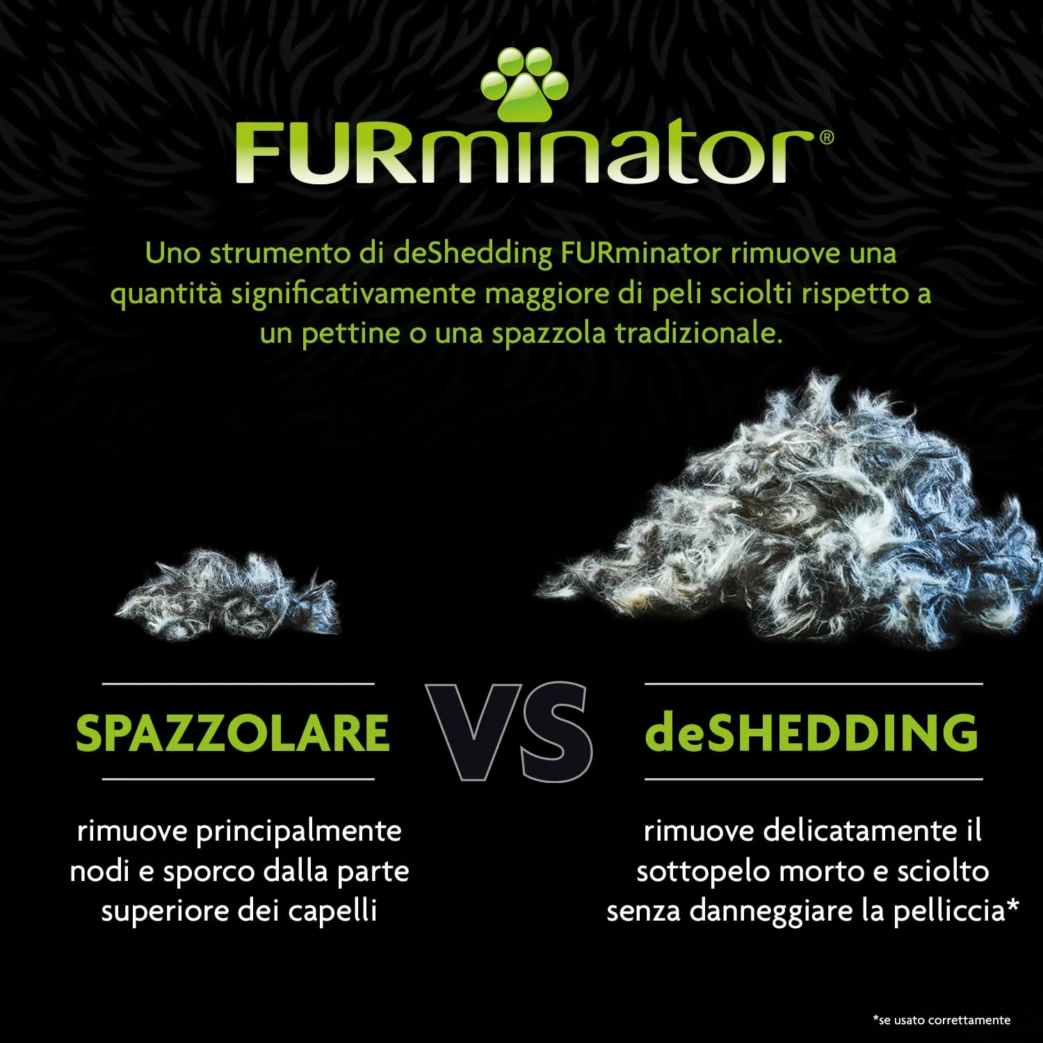 FURminator deShedding Tool, Spazzola per Gatti Taglia M/L, Pelo Lungo - immagine 3