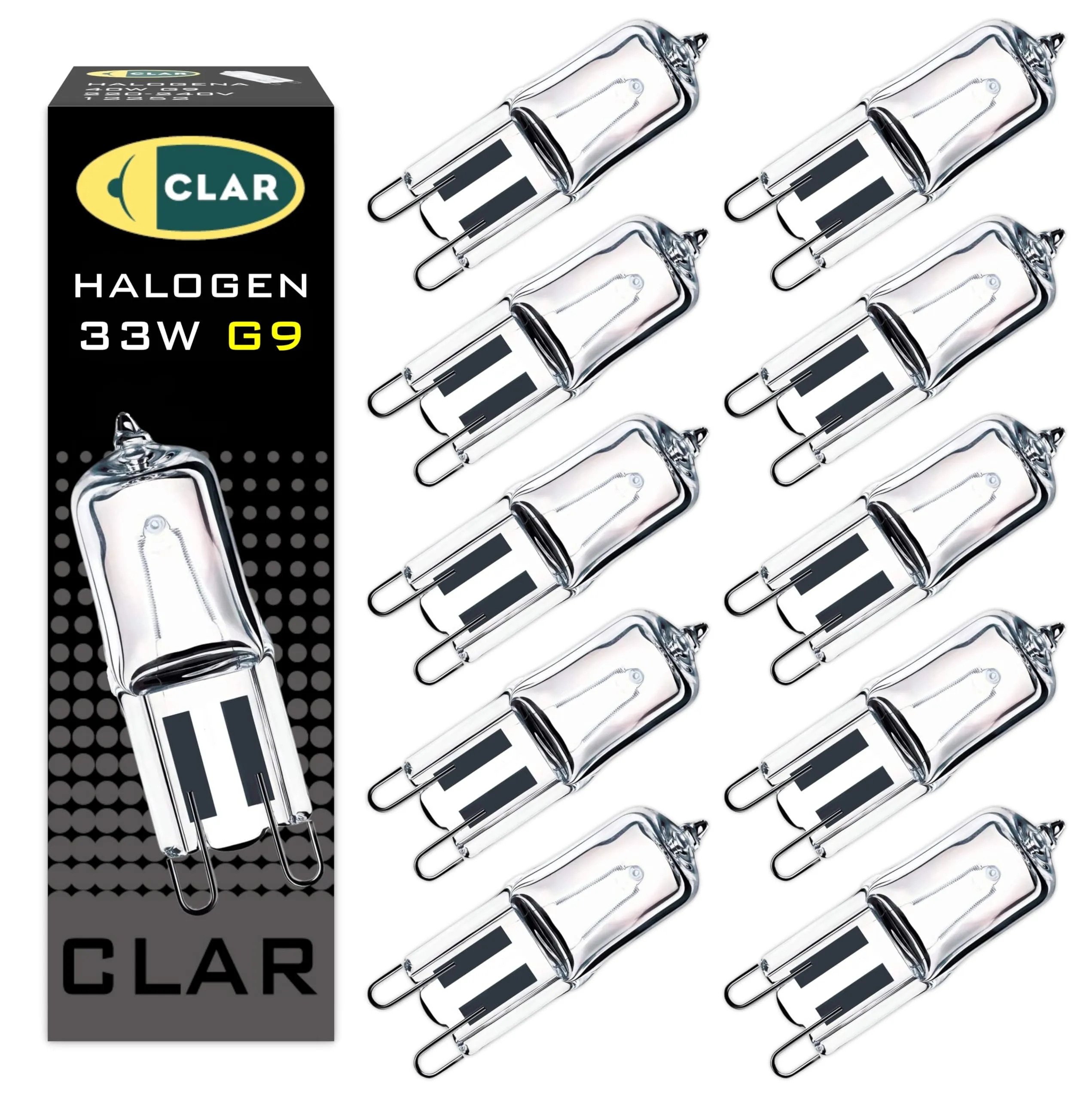 CLAR Lampadina Alogena G9 33W (Pack 10) - immagine 1