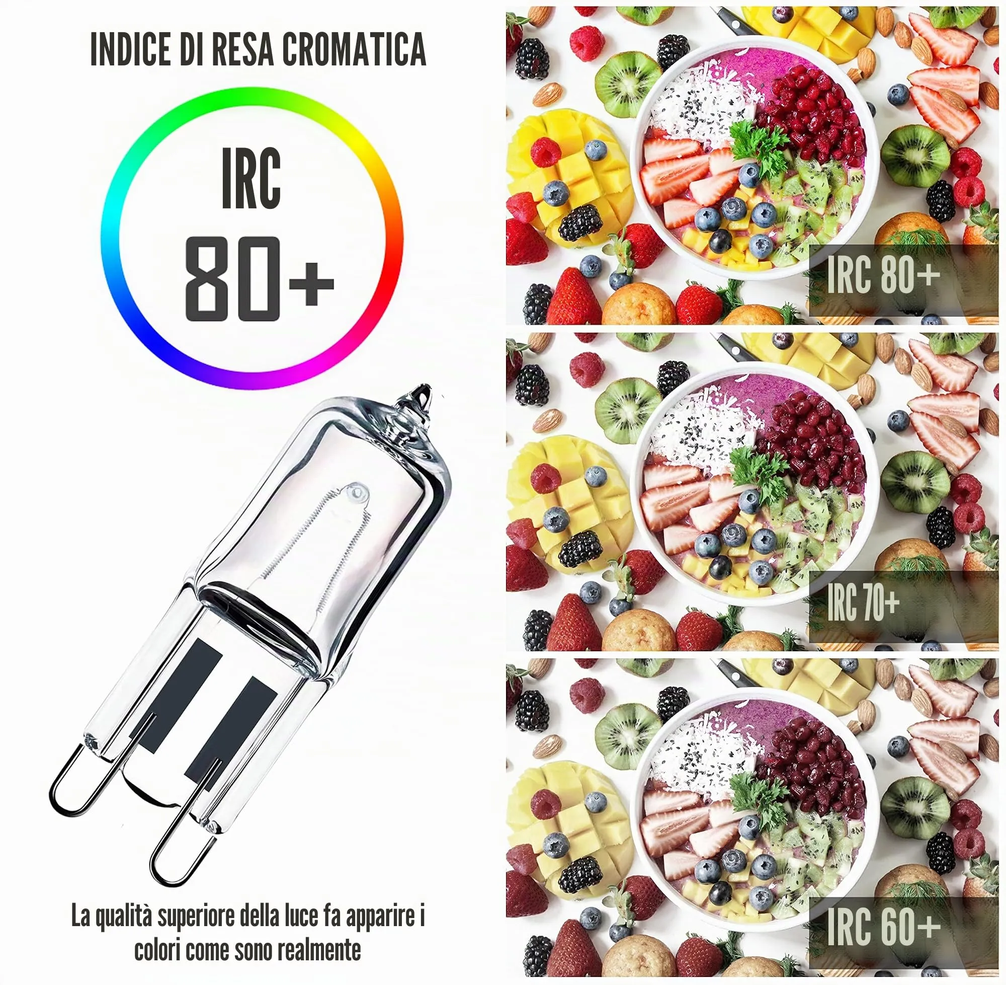 CLAR Lampadina Alogena G9 33W (Pack 10) - immagine 6
