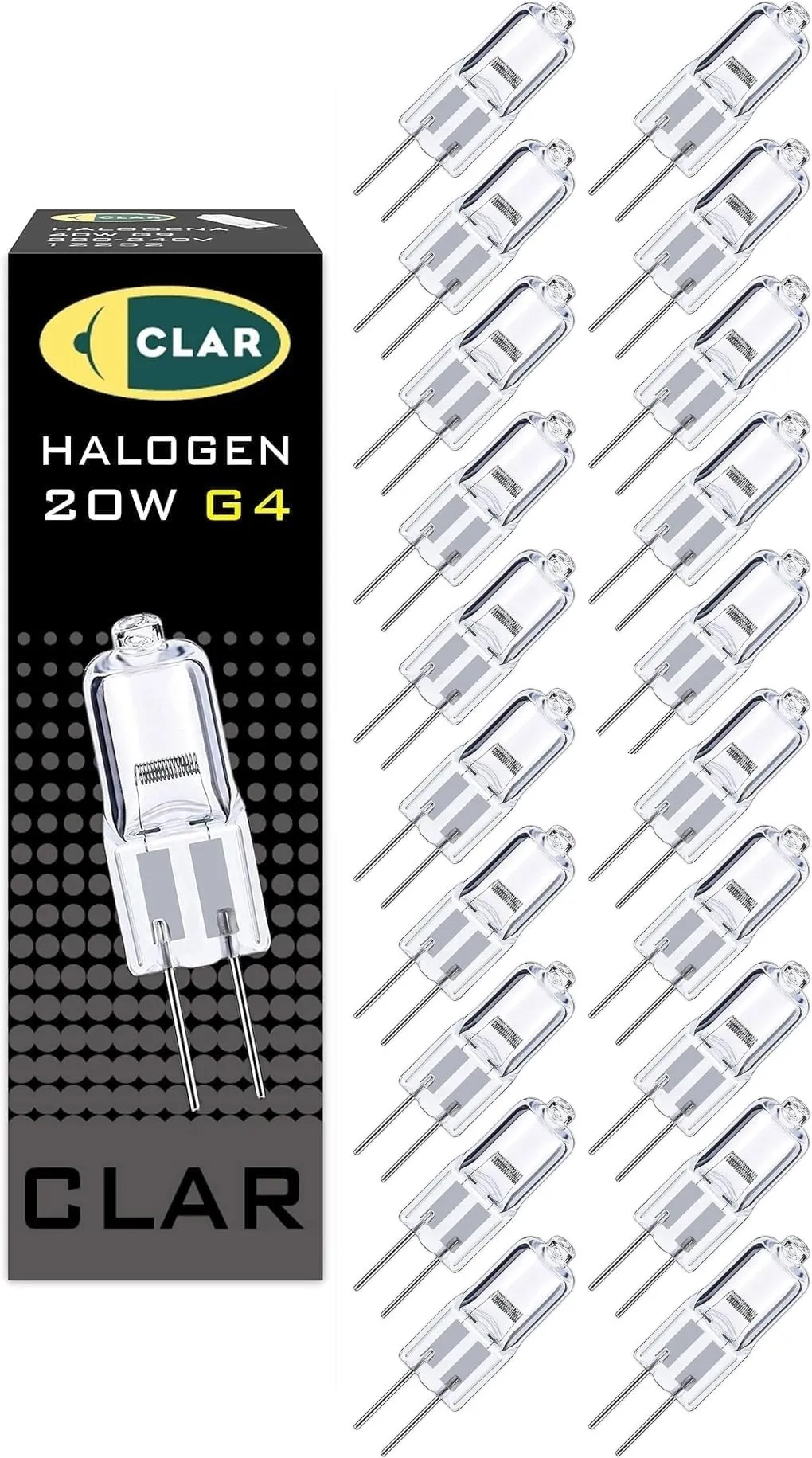 CLAR Lampadina Alogena GY6.35 50W (Pack 20) - immagine 1