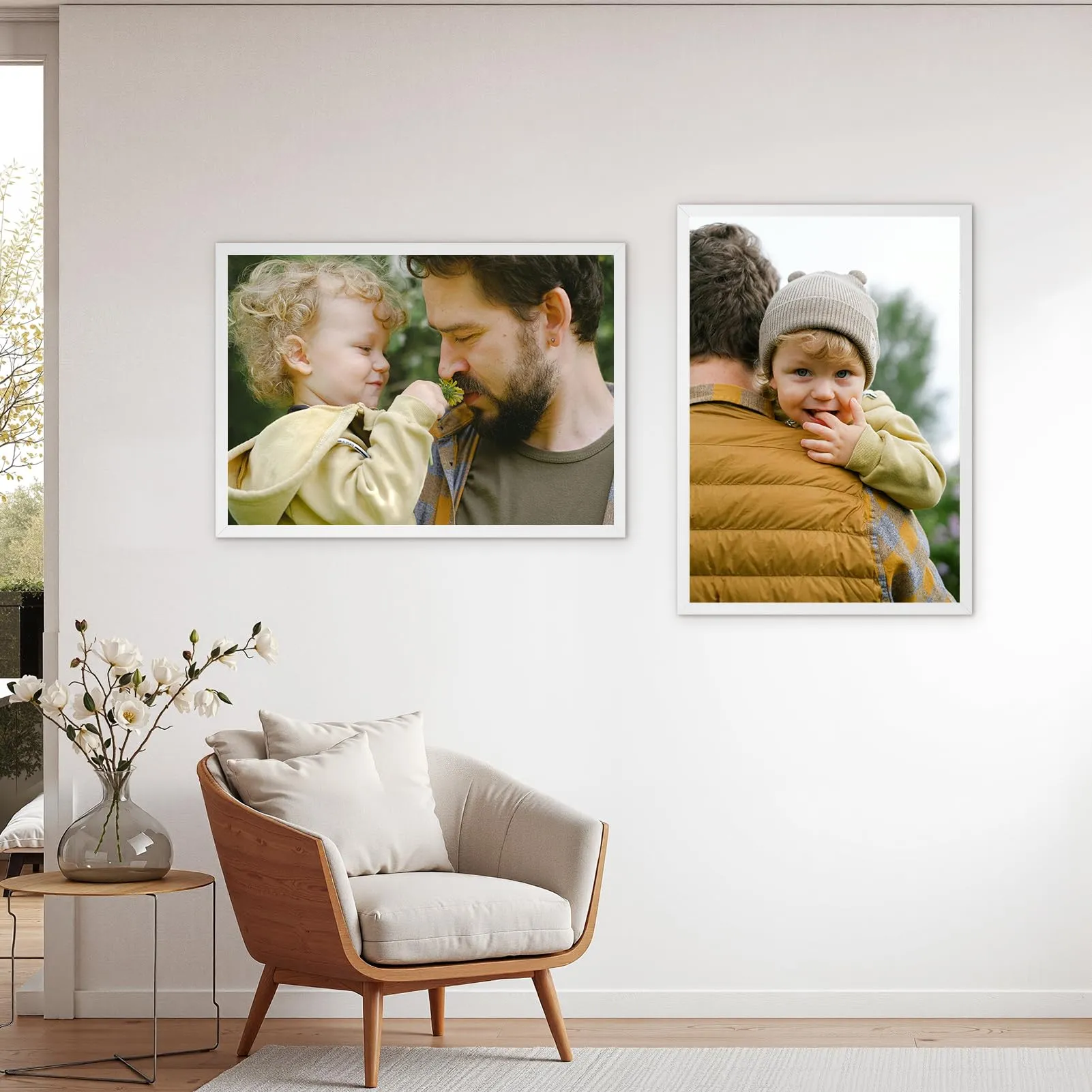 Hoikwo Cornice in Alluminio Bianca A2, Set di 3 - immagine 5