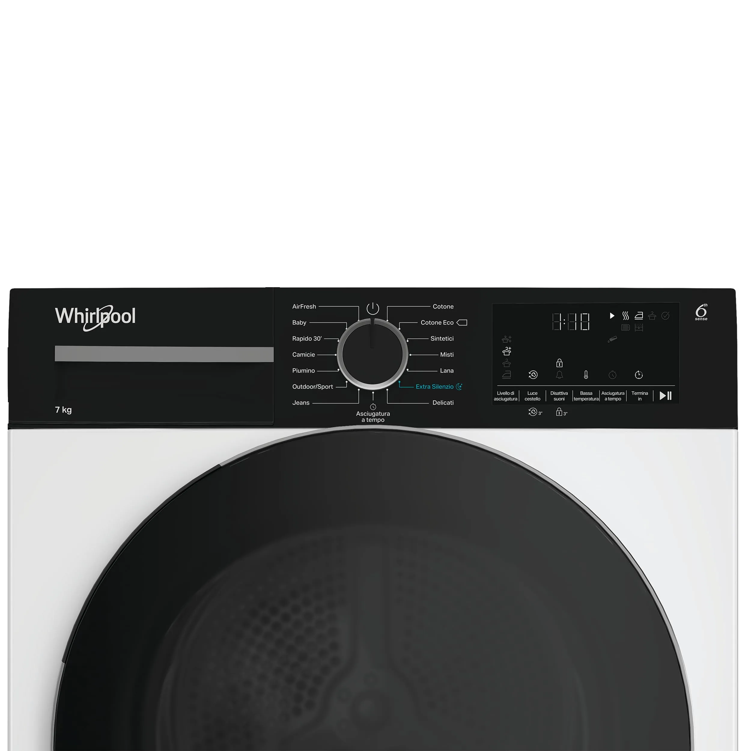 Whirlpool C WSD 74M WBS IT Asciugatrice 7 kg Slim a Pompa di Calore - immagine 3