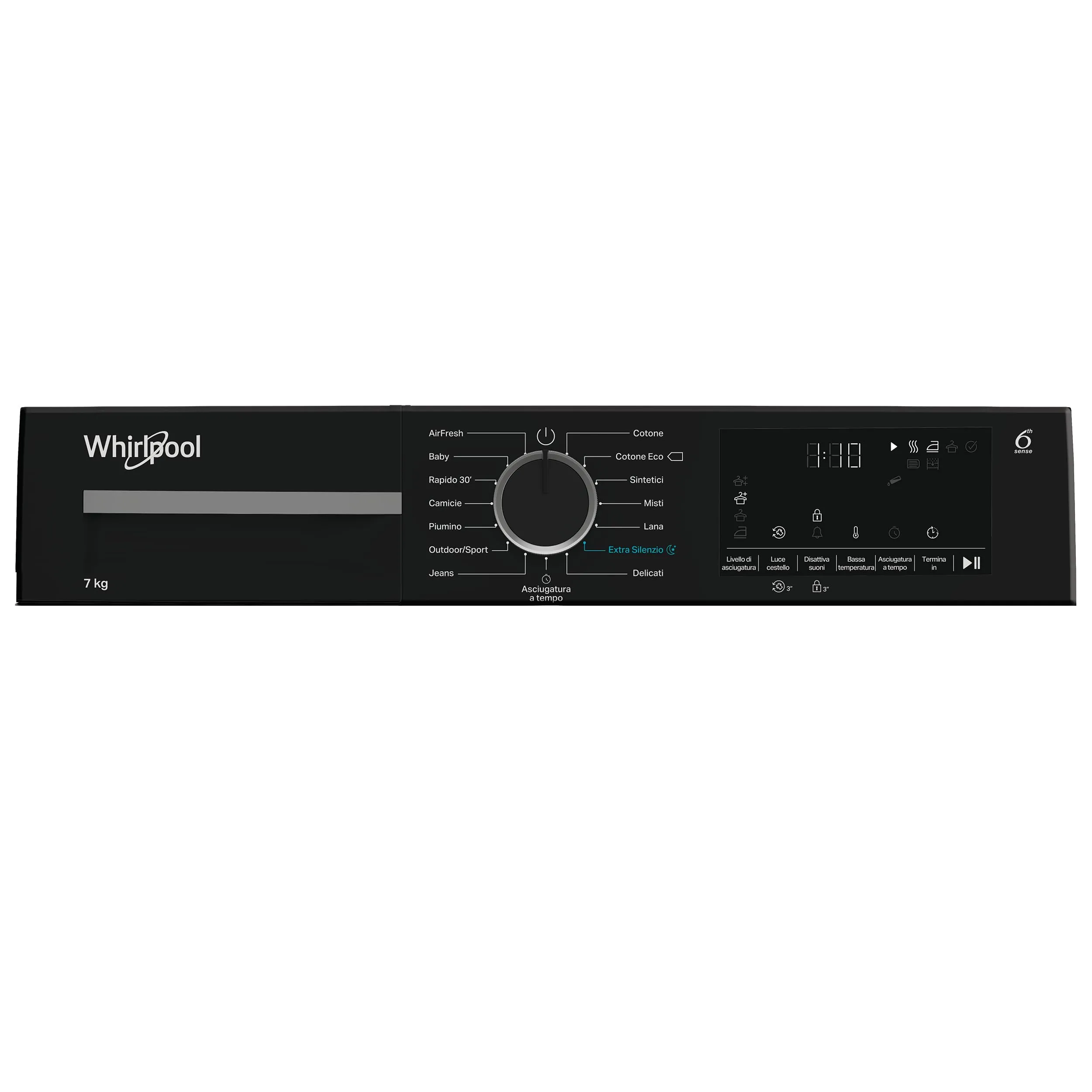 Whirlpool C WSD 74M WBS IT Asciugatrice 7 kg Slim a Pompa di Calore - immagine 4