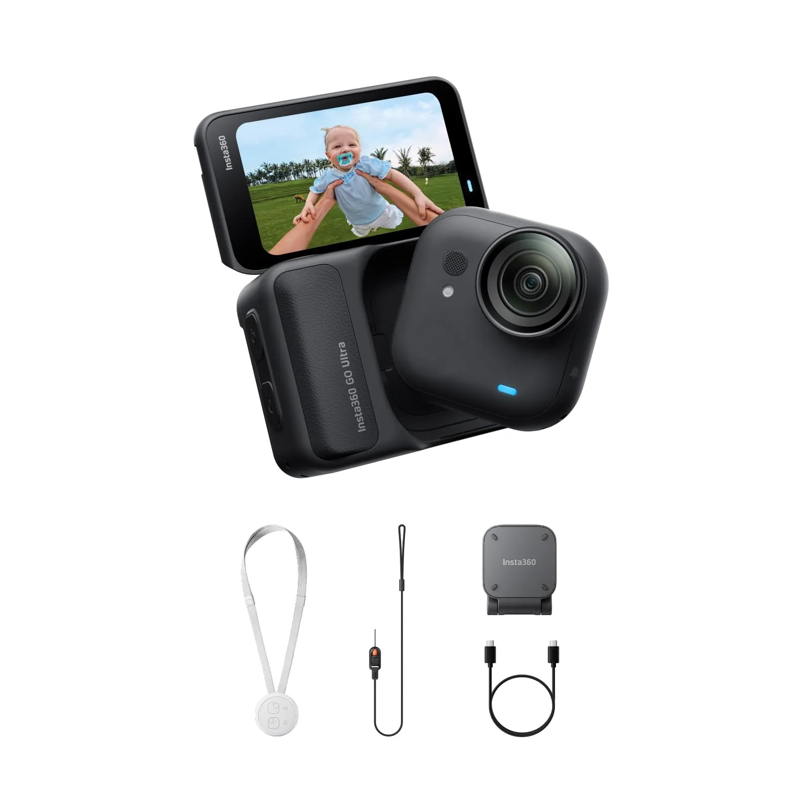 Insta360 GO Ultra Nero - Mini Action Cam 4K - immagine 1