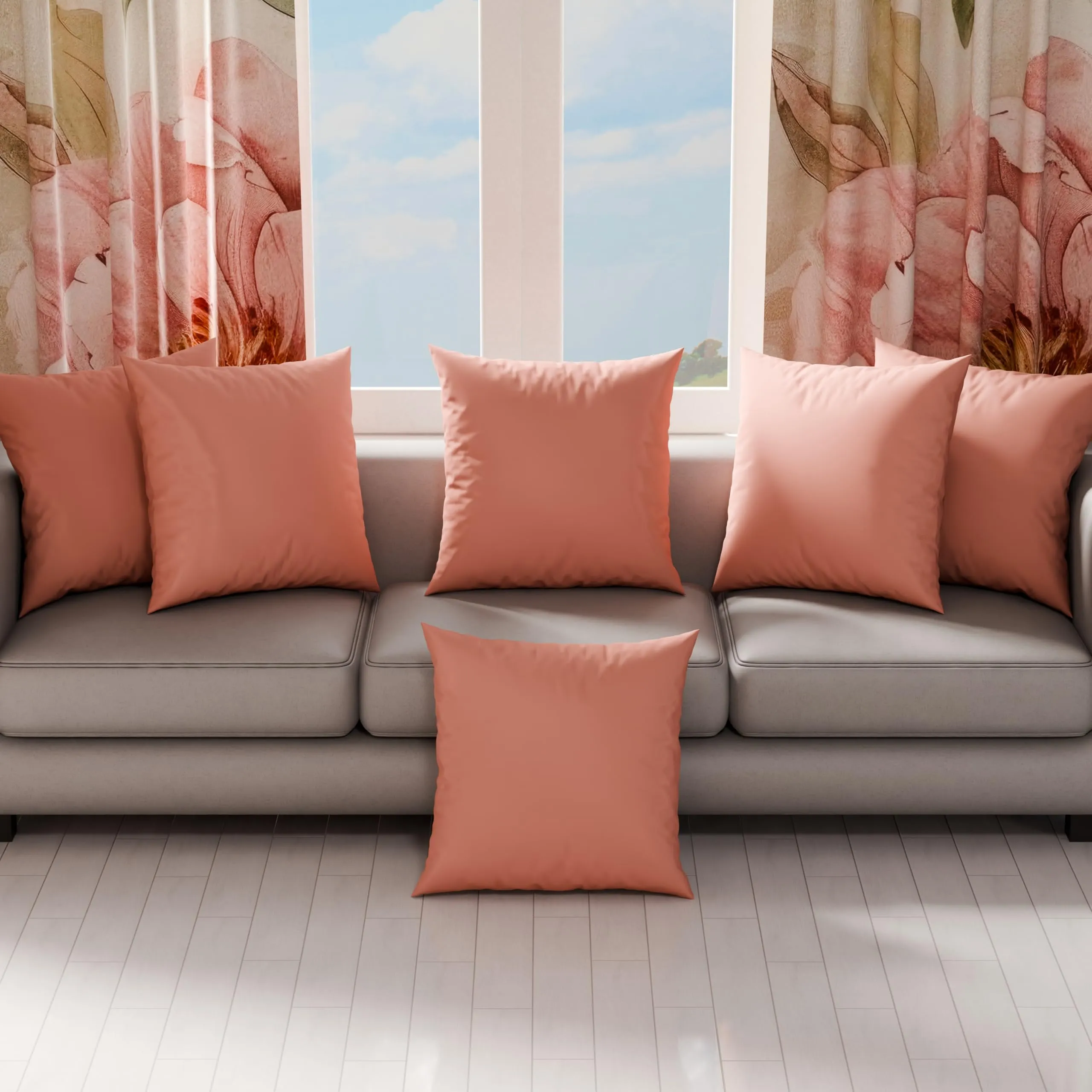 PETTI Artigiani Italiani Coppia di Federe Cuscino 35x35 cm in Microfibra, Rosa, Set di 2 - immagine 3