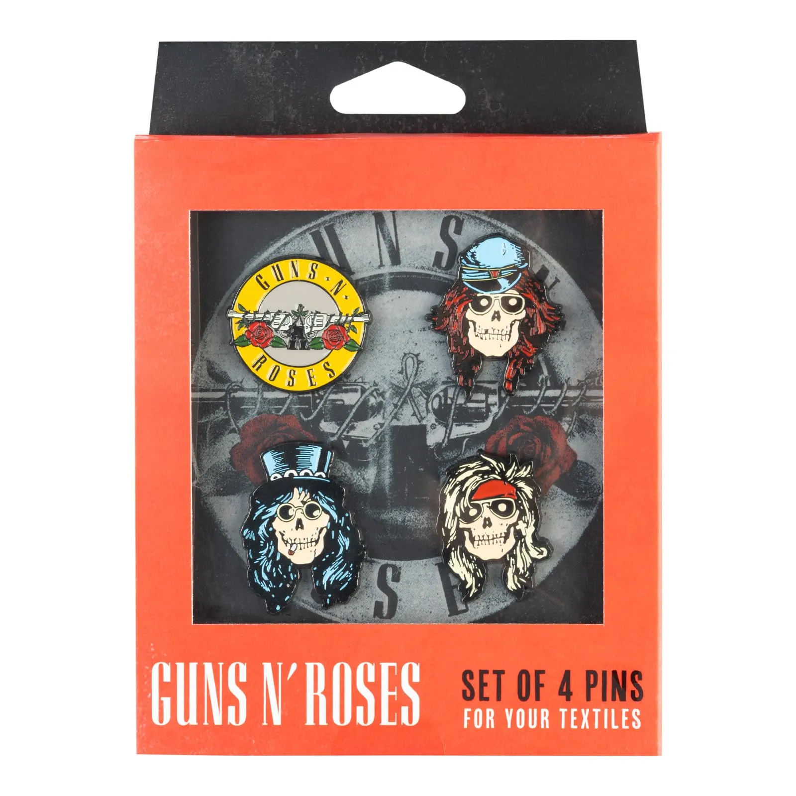 Grupo Erik Guns n Roses Set 4 Spille Smaltate - immagine 2