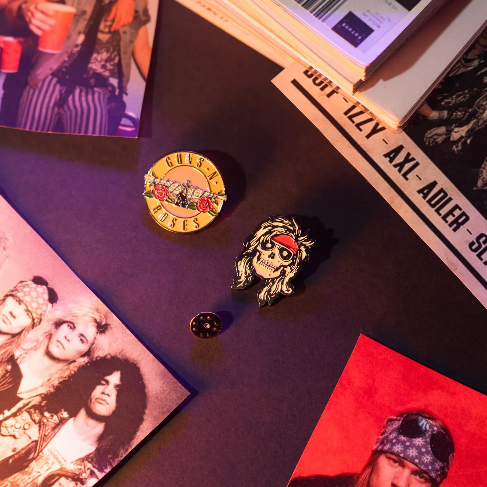 Grupo Erik Guns n Roses Set 4 Spille Smaltate - immagine 5