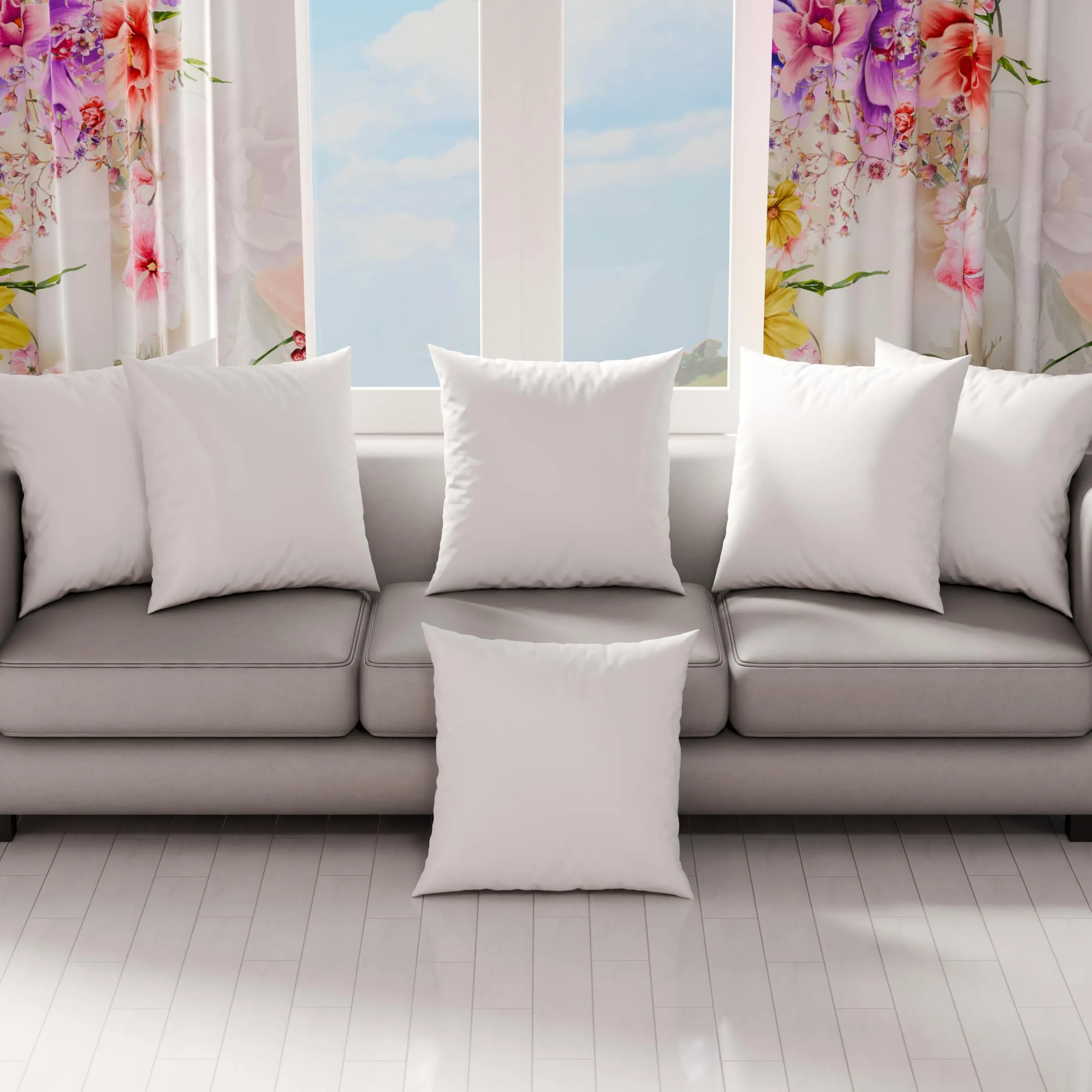 PETTI Artigiani Italiani Coppia di Federe Cuscino 30x30 cm in Microfibra, Bianco, Set di 2 - immagine 3