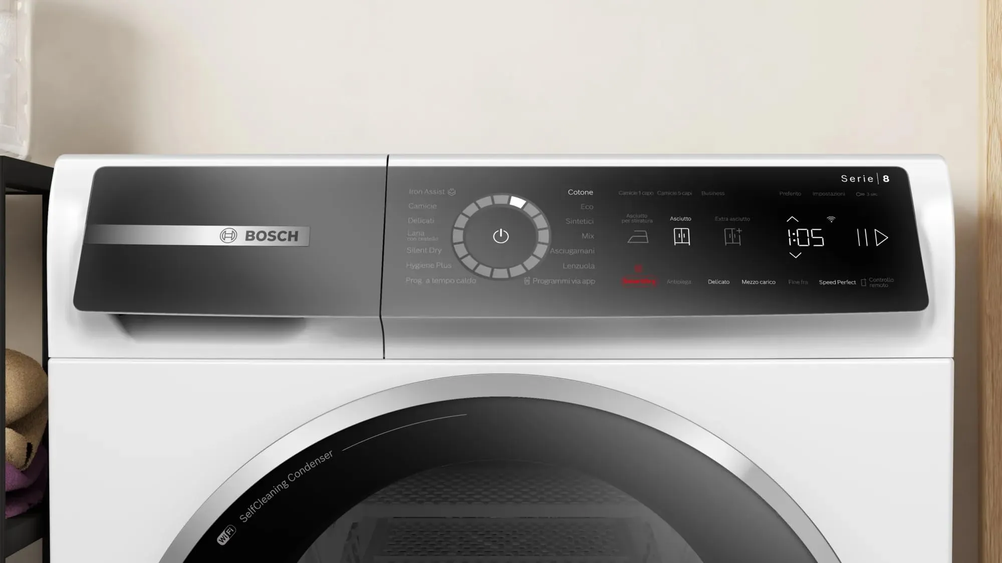 Bosch Serie 8 WQB246C0II Asciugatrice a pompa di calore 9kg Bianco - immagine 3