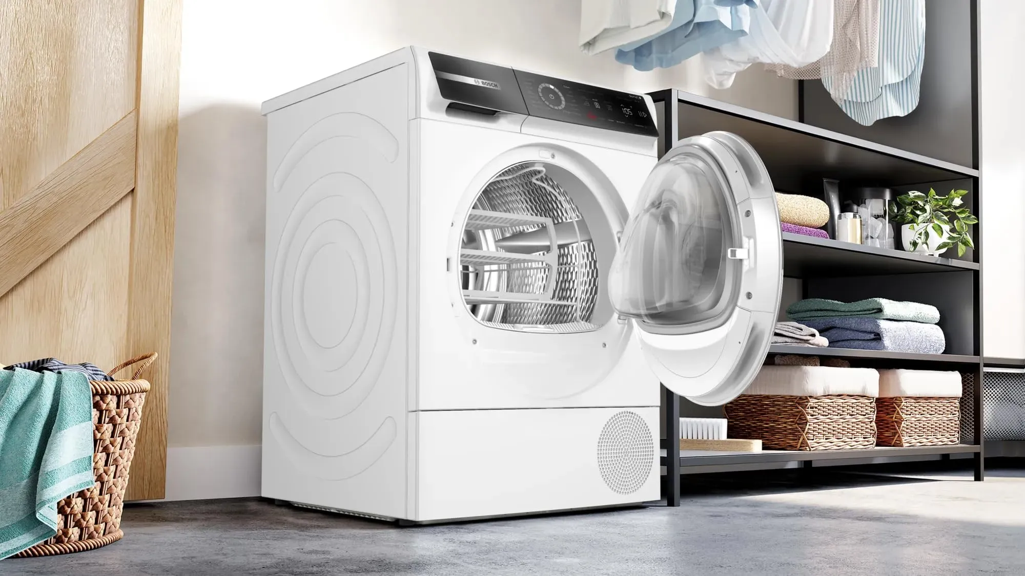Bosch Serie 8 WQB246C0II Asciugatrice a pompa di calore 9kg Bianco - immagine 4