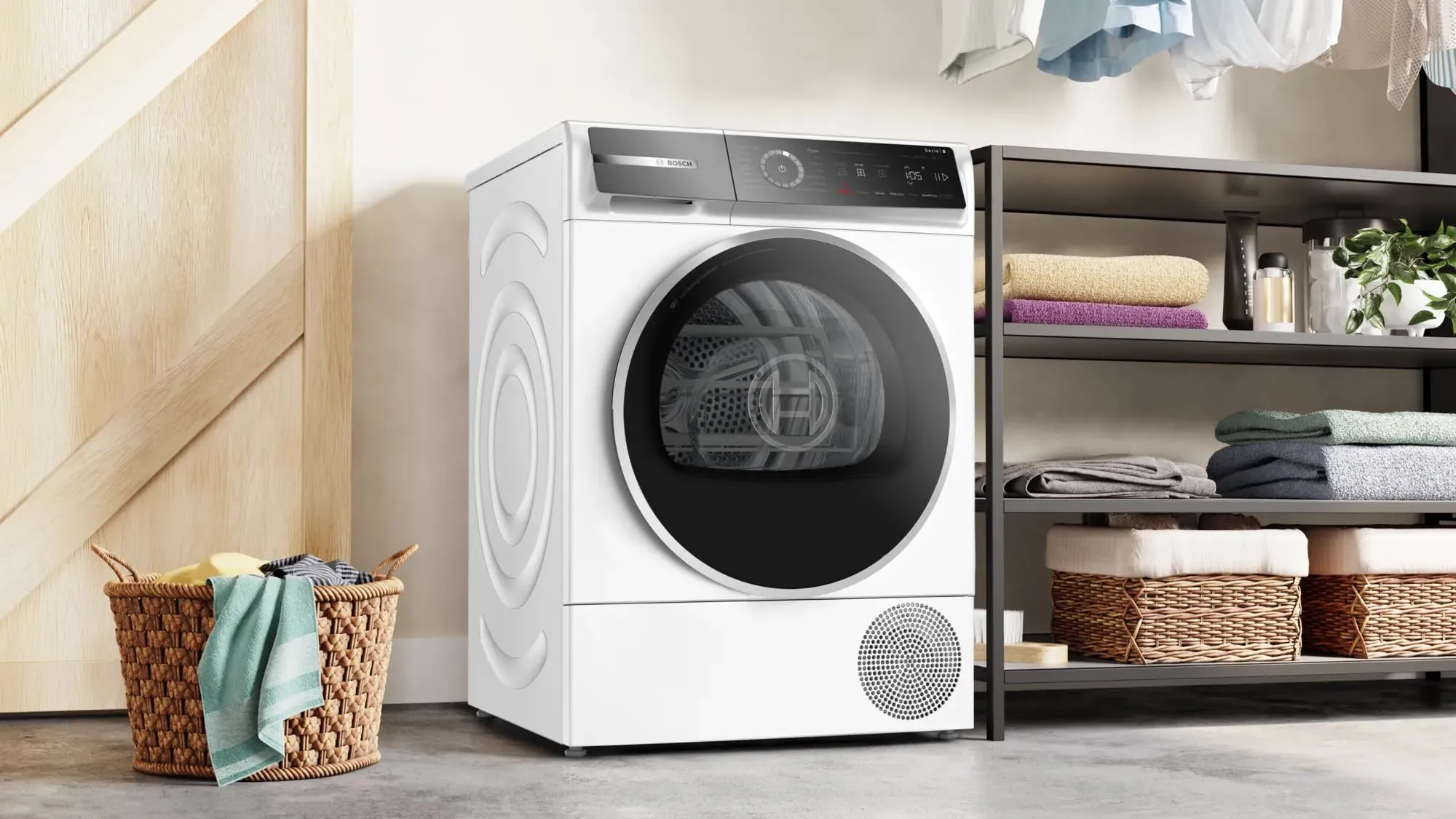 Bosch Serie 8 WQB246C0II Asciugatrice a pompa di calore 9kg Bianco - immagine 5