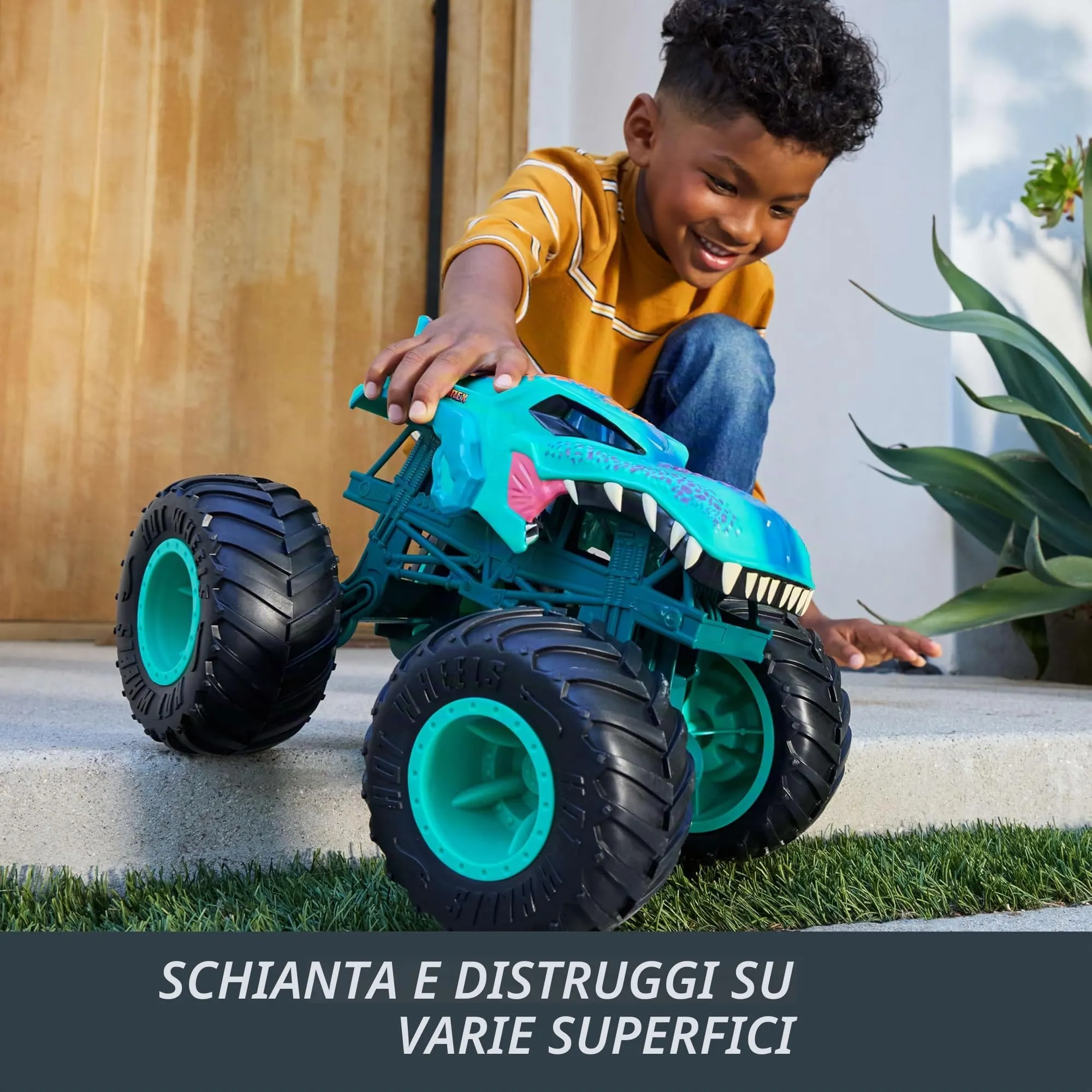 Hot Wheels Monster Trucks Colossal Mega-Wrex - immagine 3