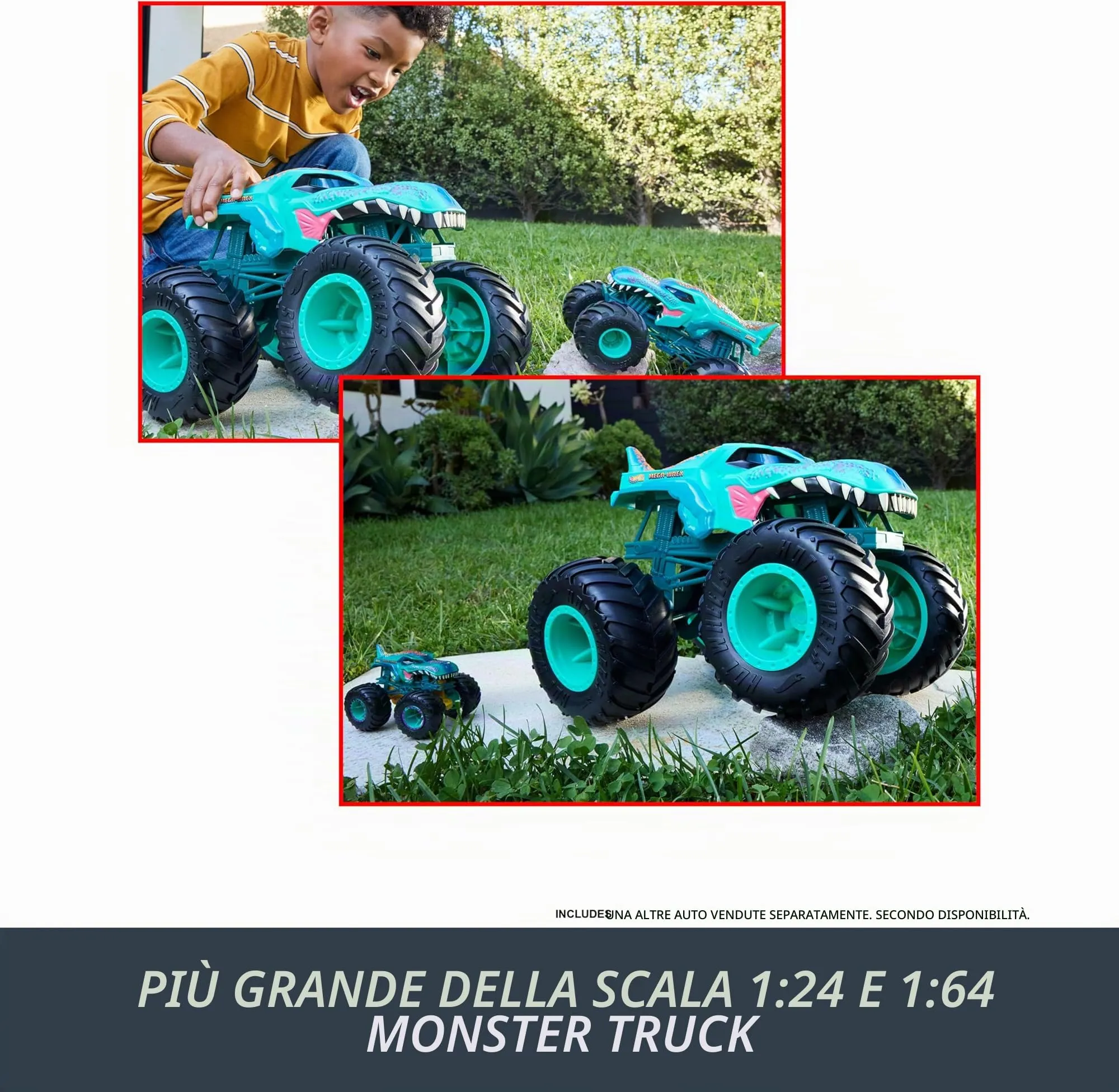 Hot Wheels Monster Trucks Colossal Mega-Wrex - immagine 4
