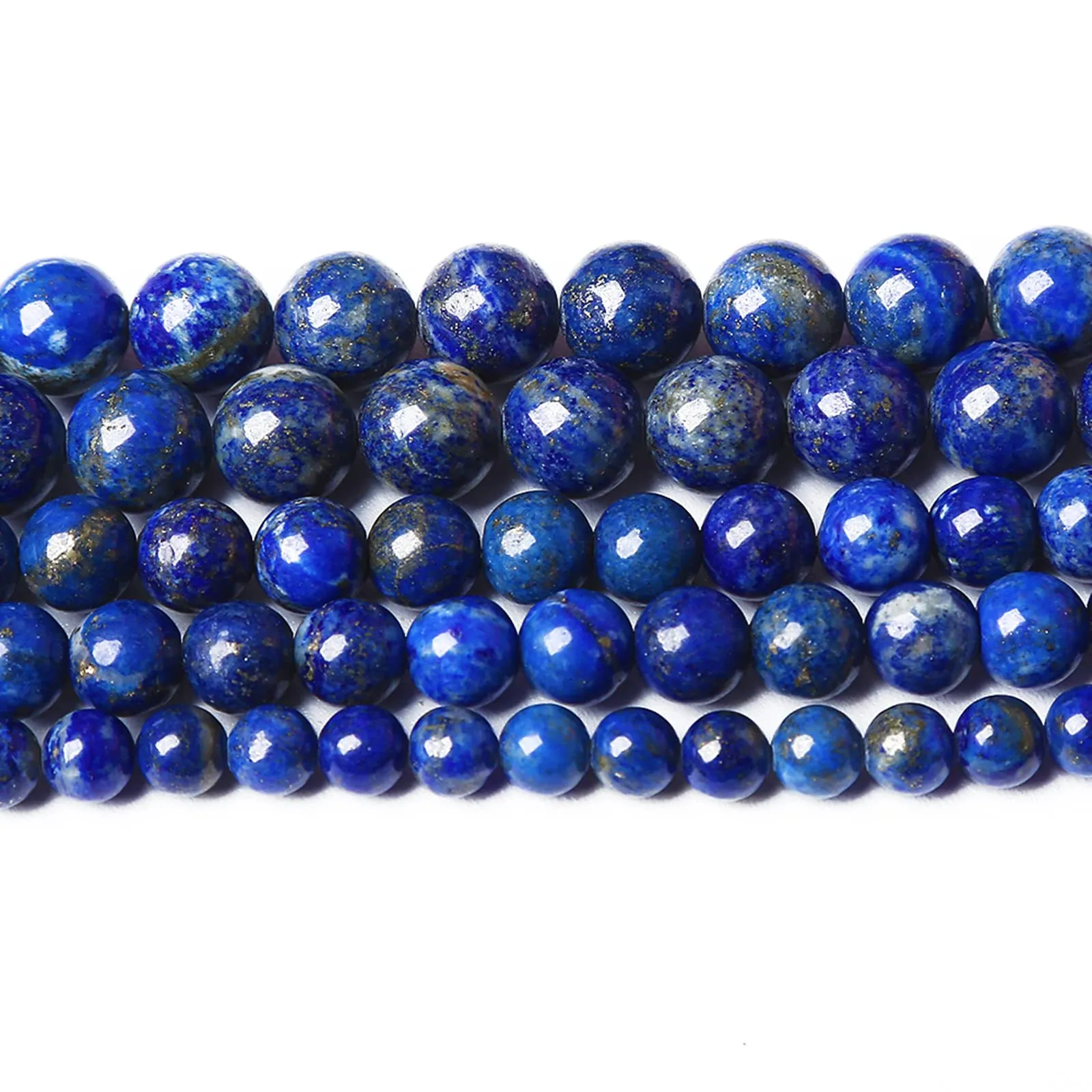 ZXYMLZI Perline in lapislazzuli naturali, 8 mm, 45 pezzi - immagine 1