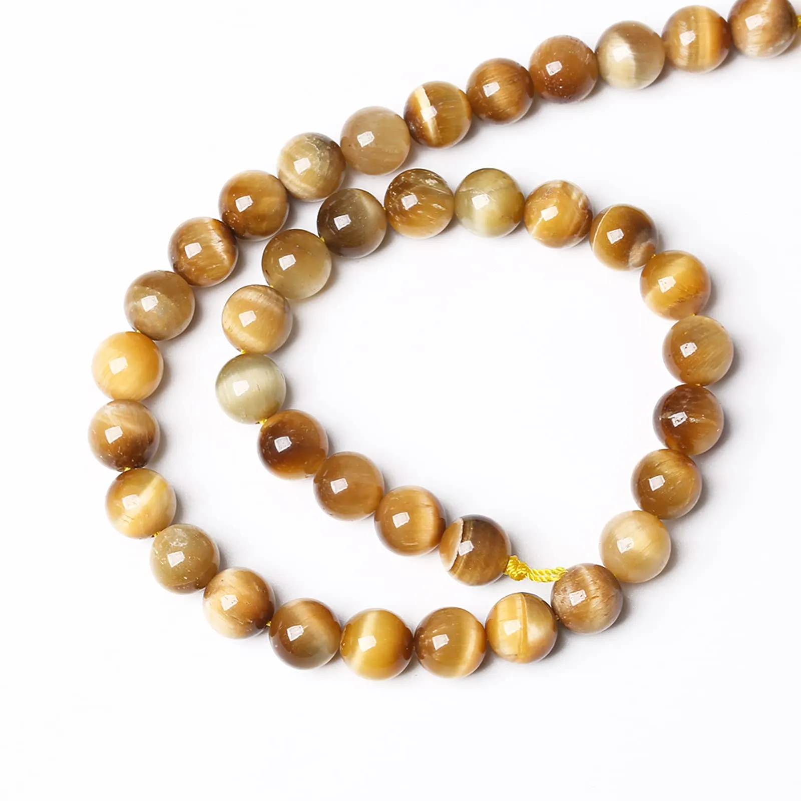 ZXYMLZI Perline in occhio di tigre naturale, 6 mm, 60 pezzi - immagine 5